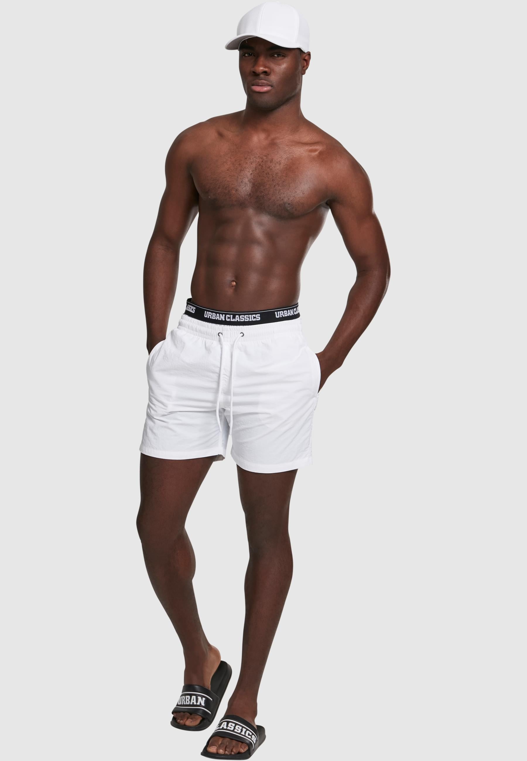URBAN CLASSICS Badeshorts »Urban Classics Herren Two in One Swim Shorts«