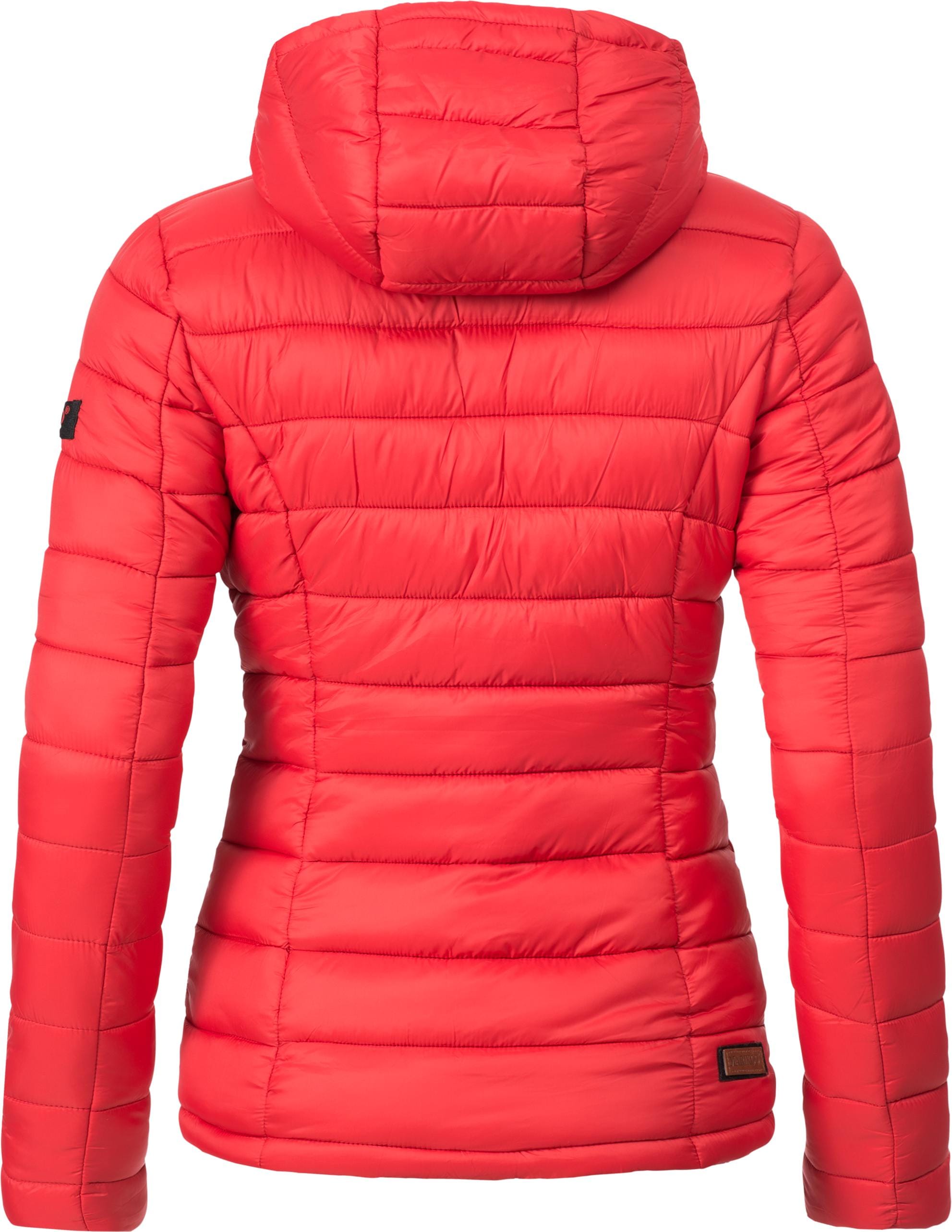 Marikoo Steppjacke »Luci«, mit Kapuze, modische Damen Übergangsjacke mit großer Kapuze