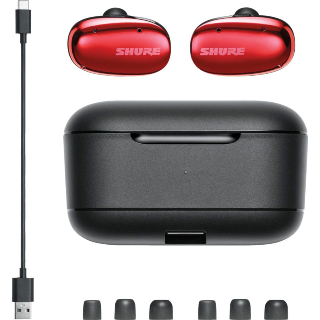 Shure wireless In-Ear-Kopfhörer »Aonic Free«, Bluetooth, Geräuschisolierung