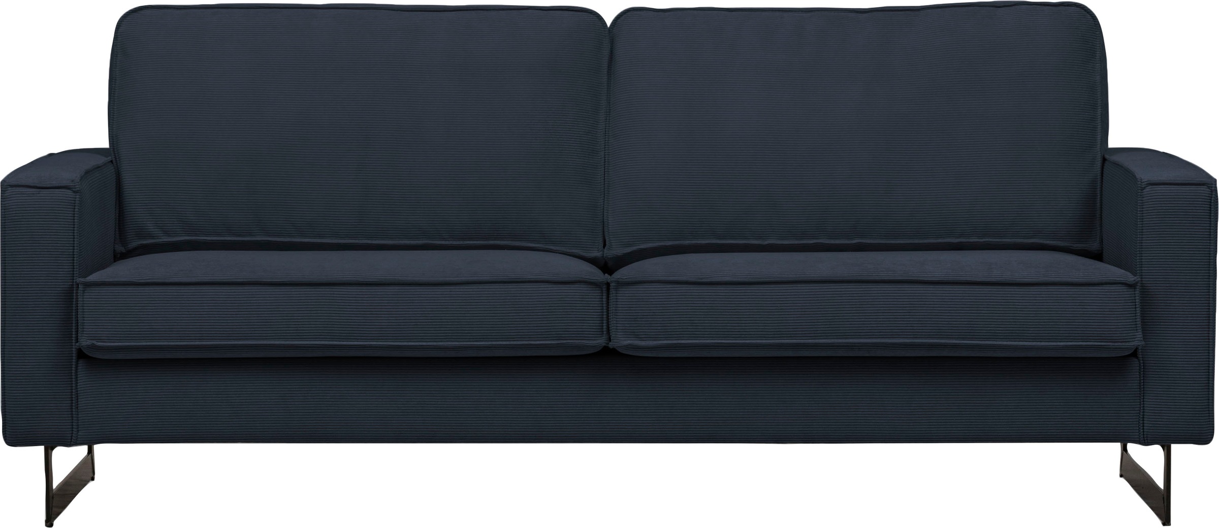 Home affaire 2-Sitzer "Pinto, 166 cm, Cord, Chenille, Lederoptik" mit Keder günstig online kaufen