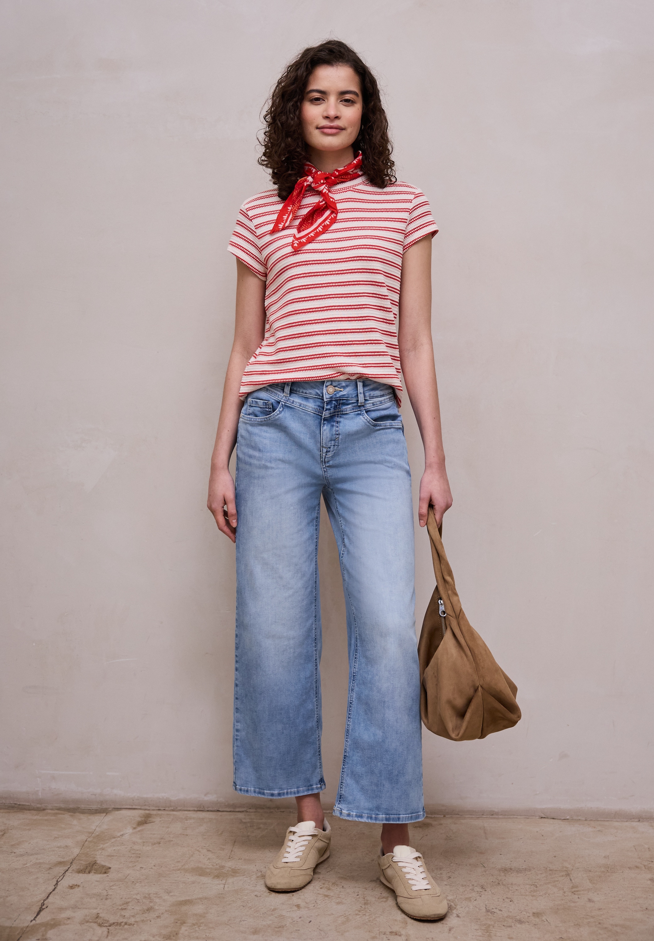STREET ONE STUDIO Loose-fit-Jeans High Waist
