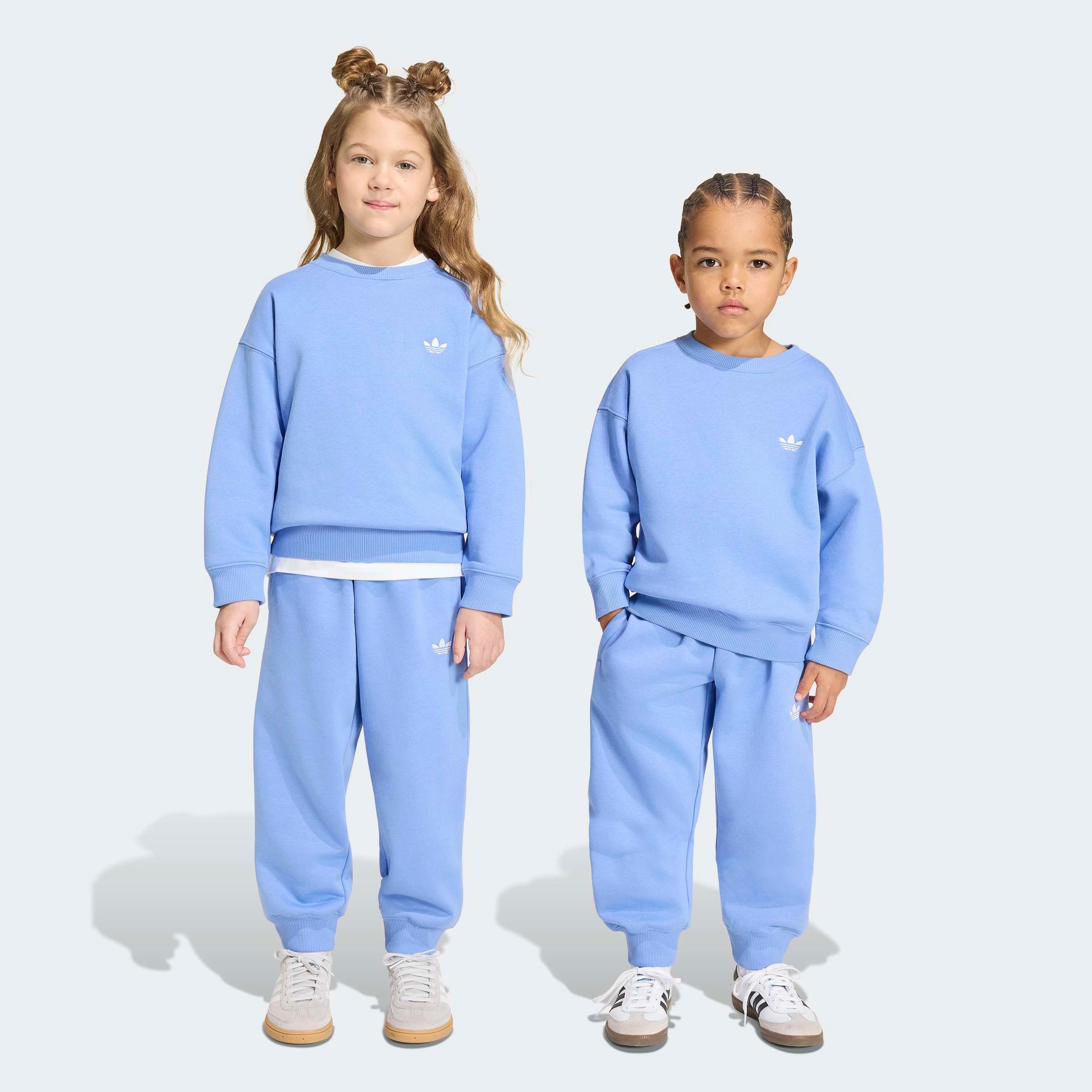adidas Originals Trainingsanzug "CREW JOG SET" 2 für Kinder, zweiteiliges Set, aus Baumwolle