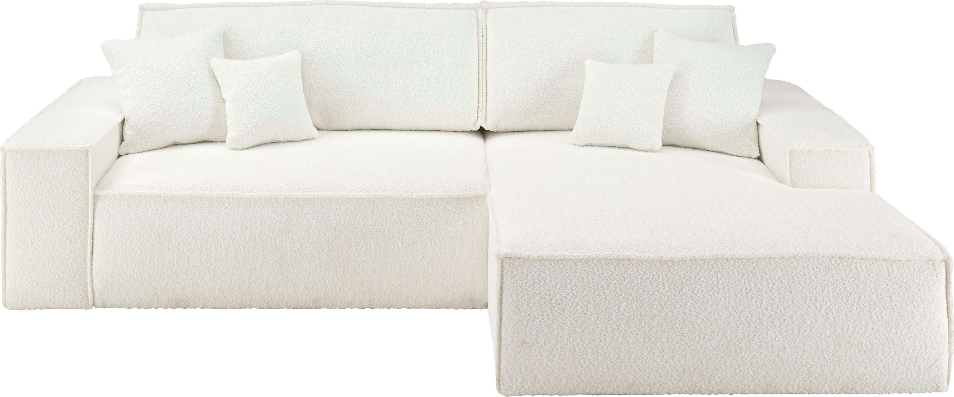 andas Ecksofa "FINNLEY Schlafsofa 267 cm, L-Form mit Schlaffunktion & Bettk günstig online kaufen