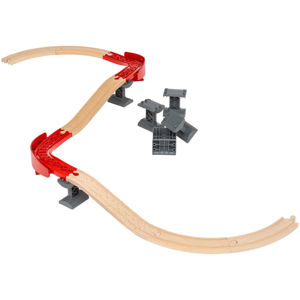 BRIO® Schienenerweiterungs-Set »BRIO® WORLD, Schienenpaket Berg und Tal«