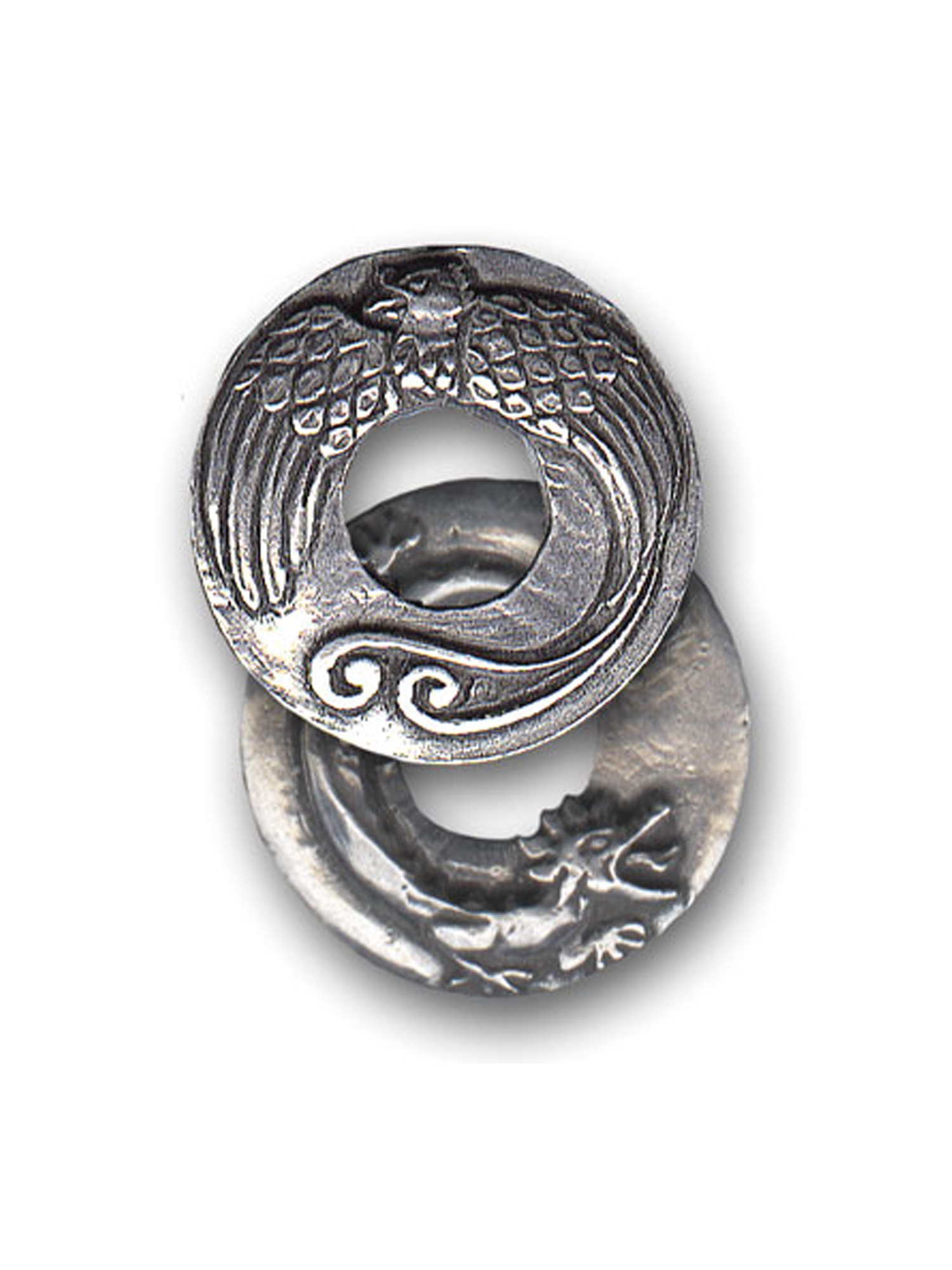 Adelia´s Amulett »Anhänger Feng Shui Glücksbringer«, Drache und Phoenix - Glück und langes Leben