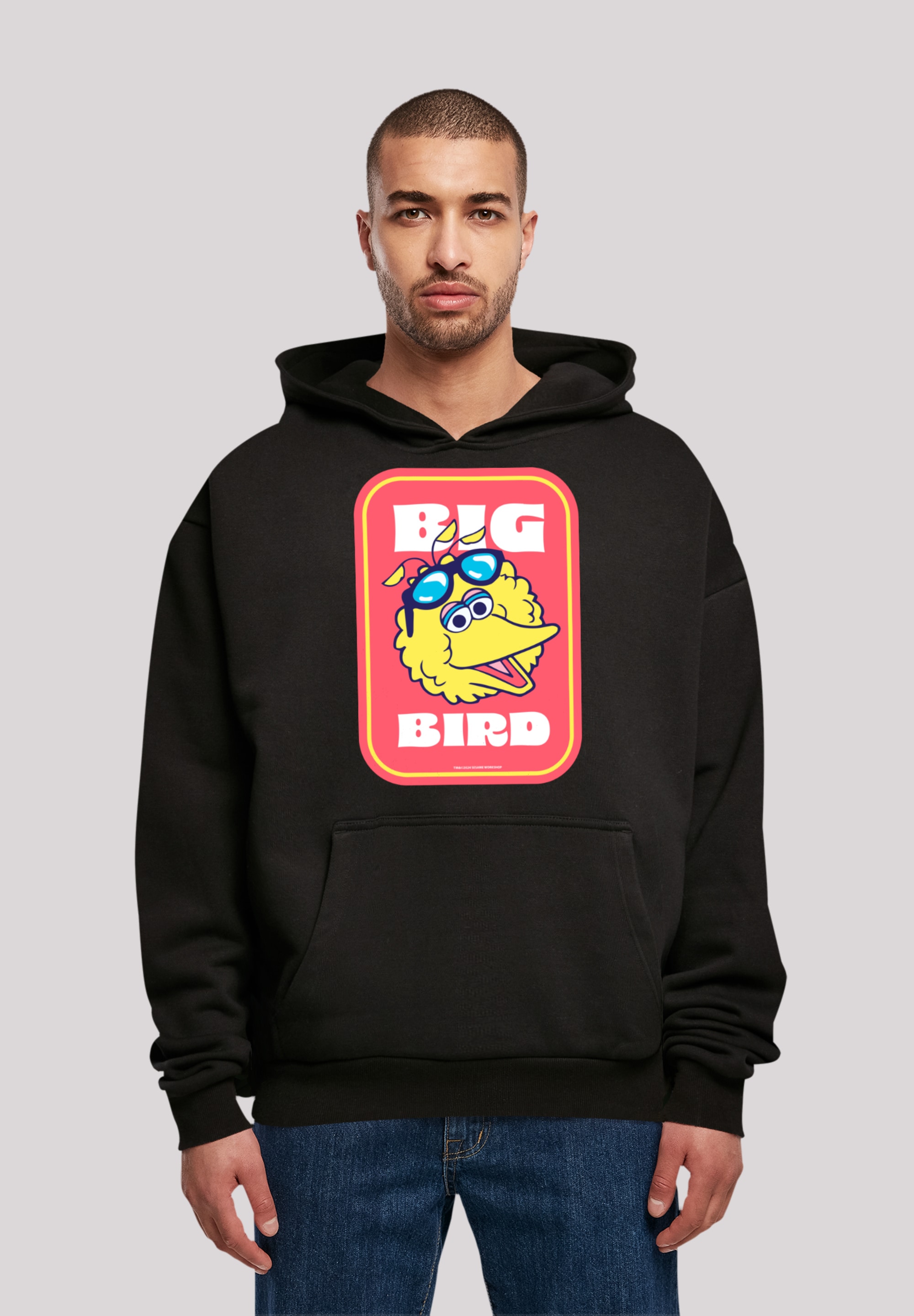 F4NT4STIC Kapuzenpullover "Sesamstraße Bilbo Big Bird Sticker", Premium Qua günstig online kaufen