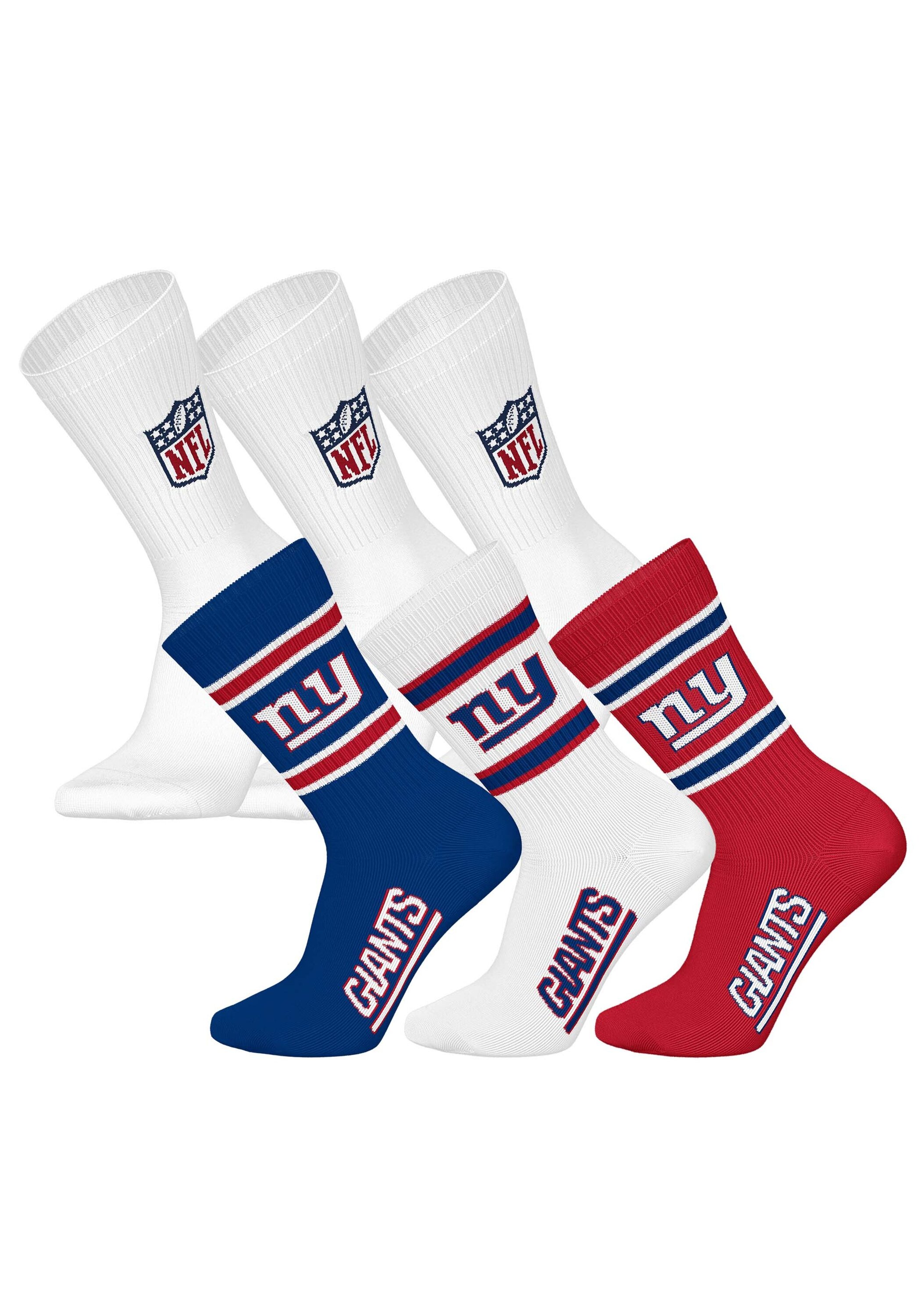 NFL Kurzsocken "Socken NFL 6Pack Crew Socks 6er Pack"