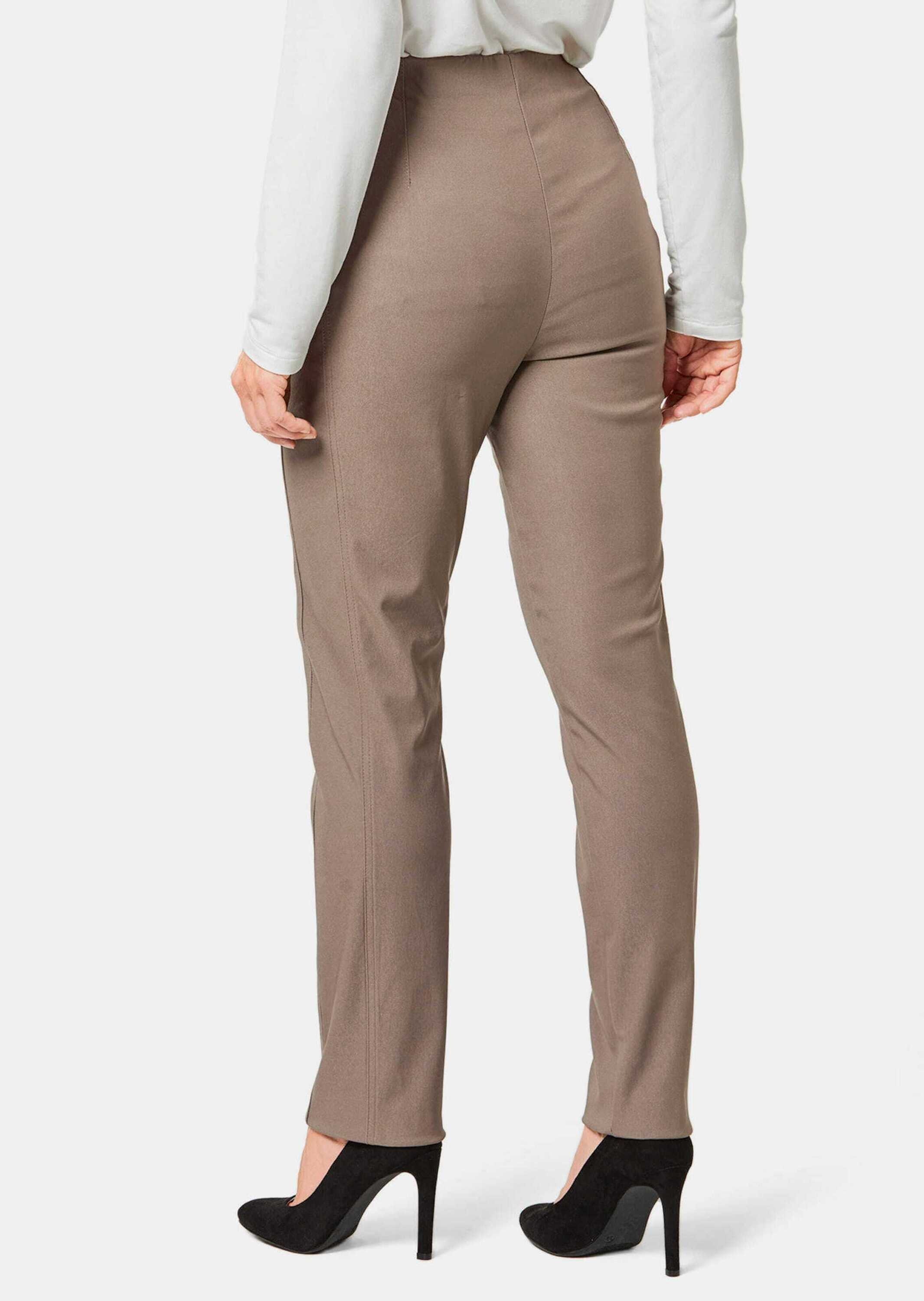GOLDNER 2-in-1-Hose »Stretchhose LOUISA Wärmende Schlupfhose LOUISA in knitterarmer Ware«