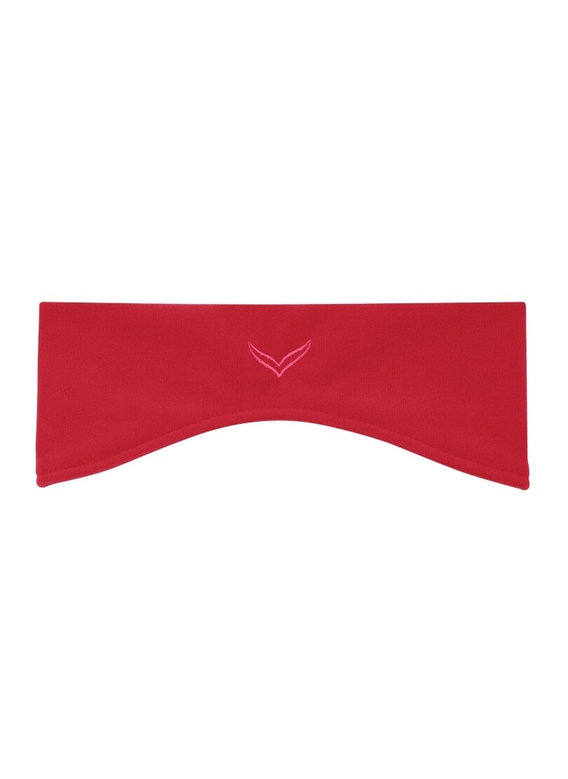 Trigema Mädchen Fleece-Stirnband - Mit Klettverschluss, Kopfumfang 54-57 Cm, Gesticktes Logo