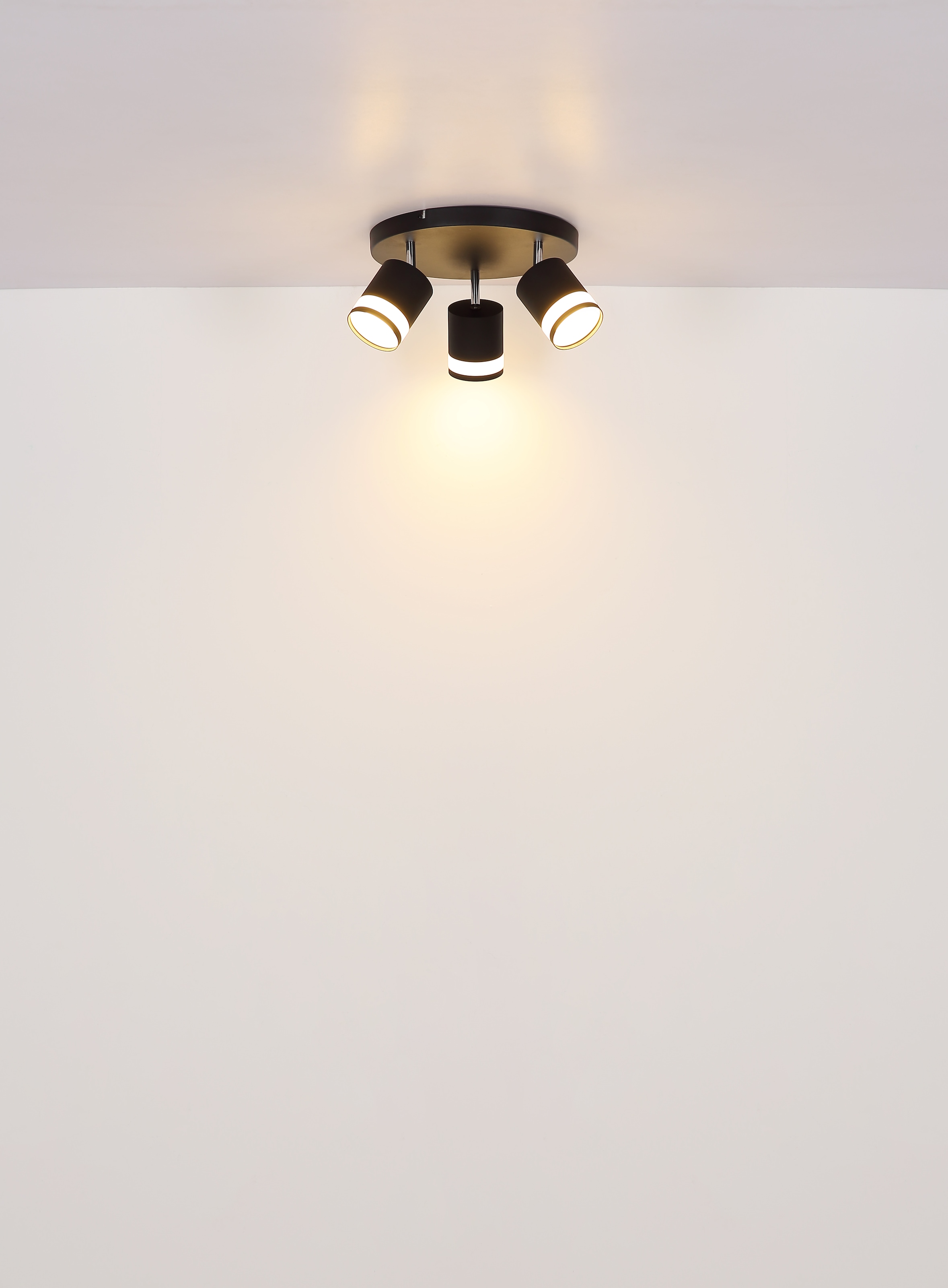 GLOBO LIGHTING Deckenstrahler »LUCERO«, Leuchtmittel GX53 | Leuchtmittel wechselbar, Deckenspot/schwarz/3000K/Wohnzimmer/Flur