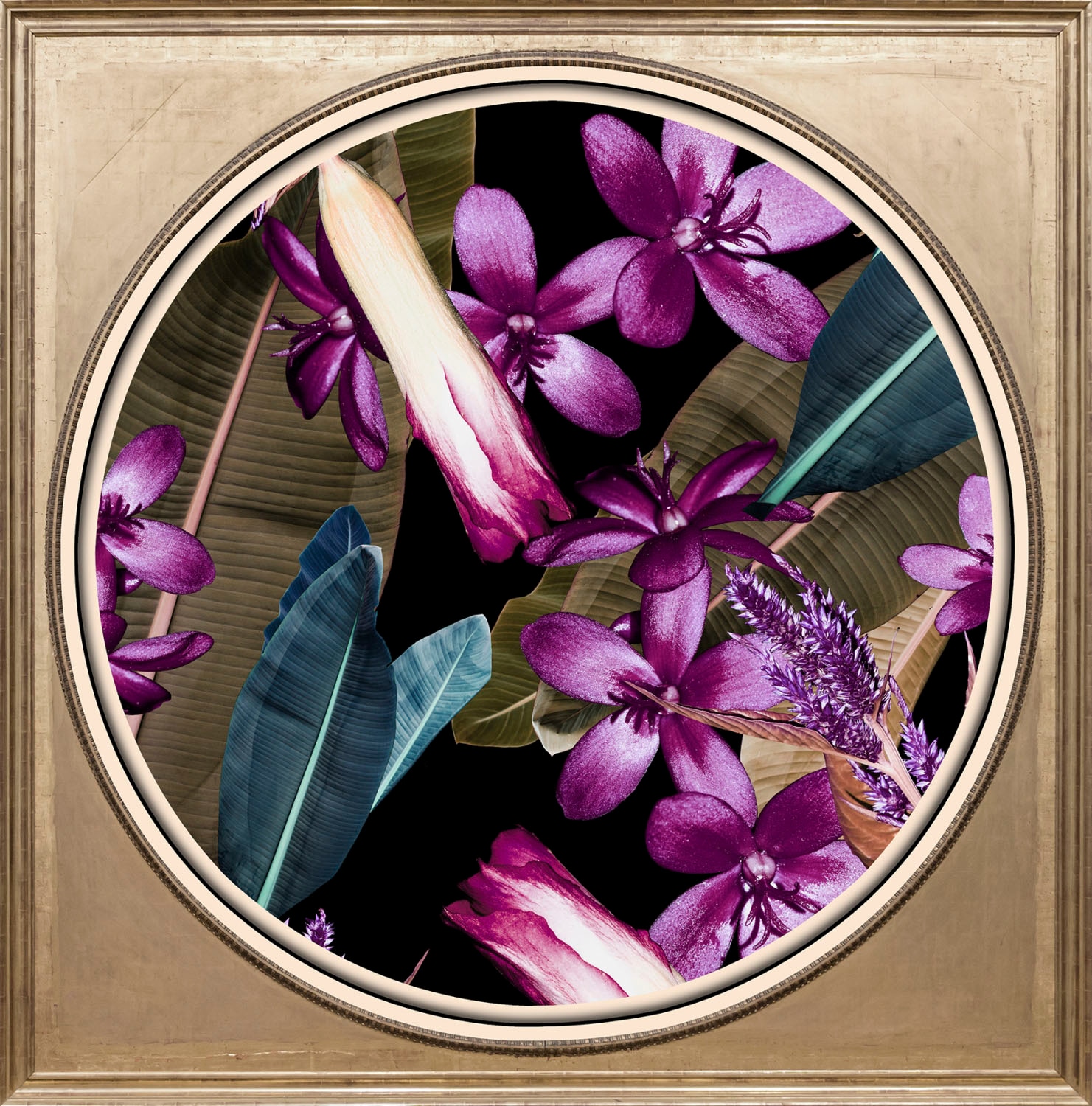 queence Acrylglasbild »Blumen«