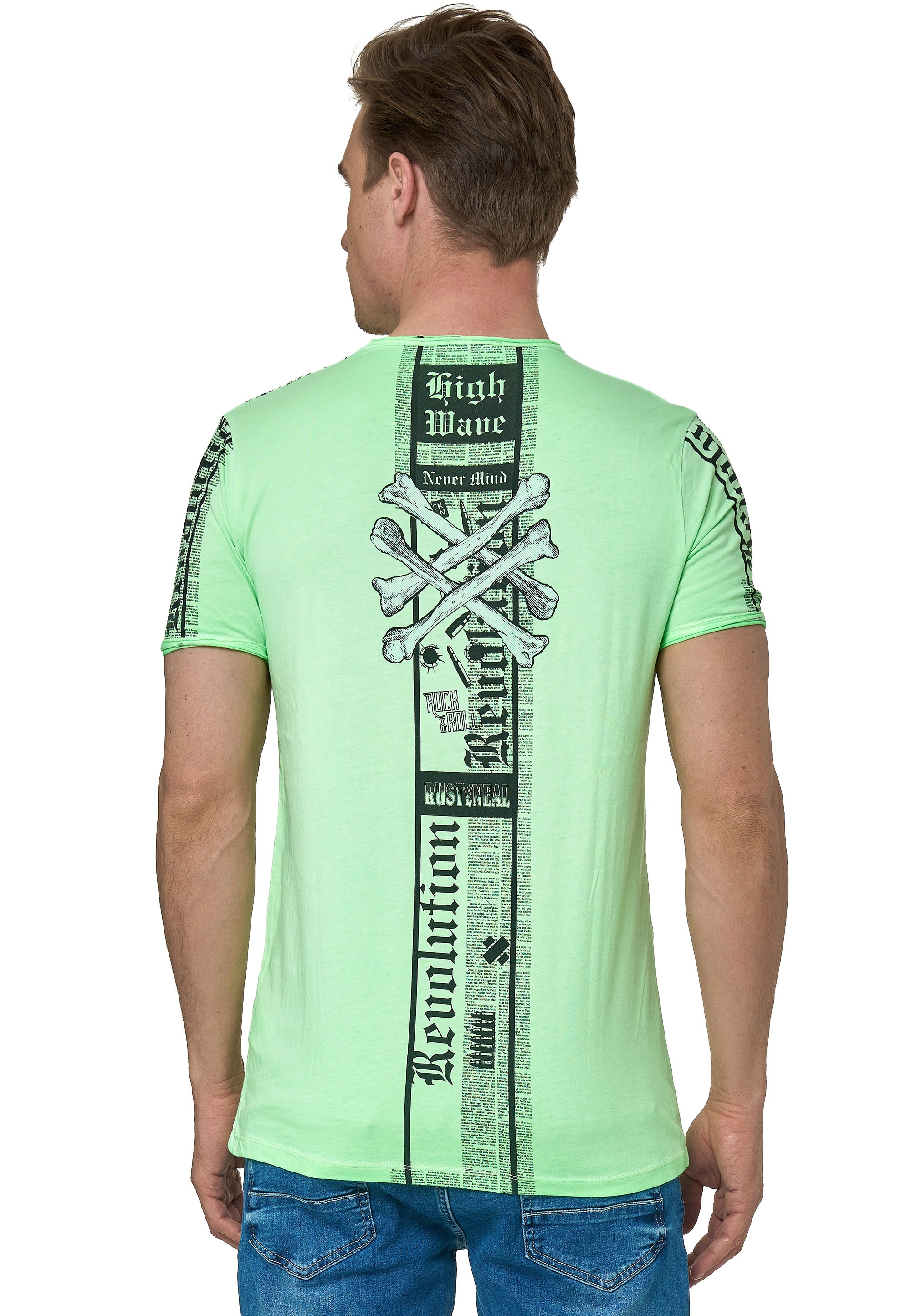 Rusty Neal T-Shirt, im verwaschenen Look