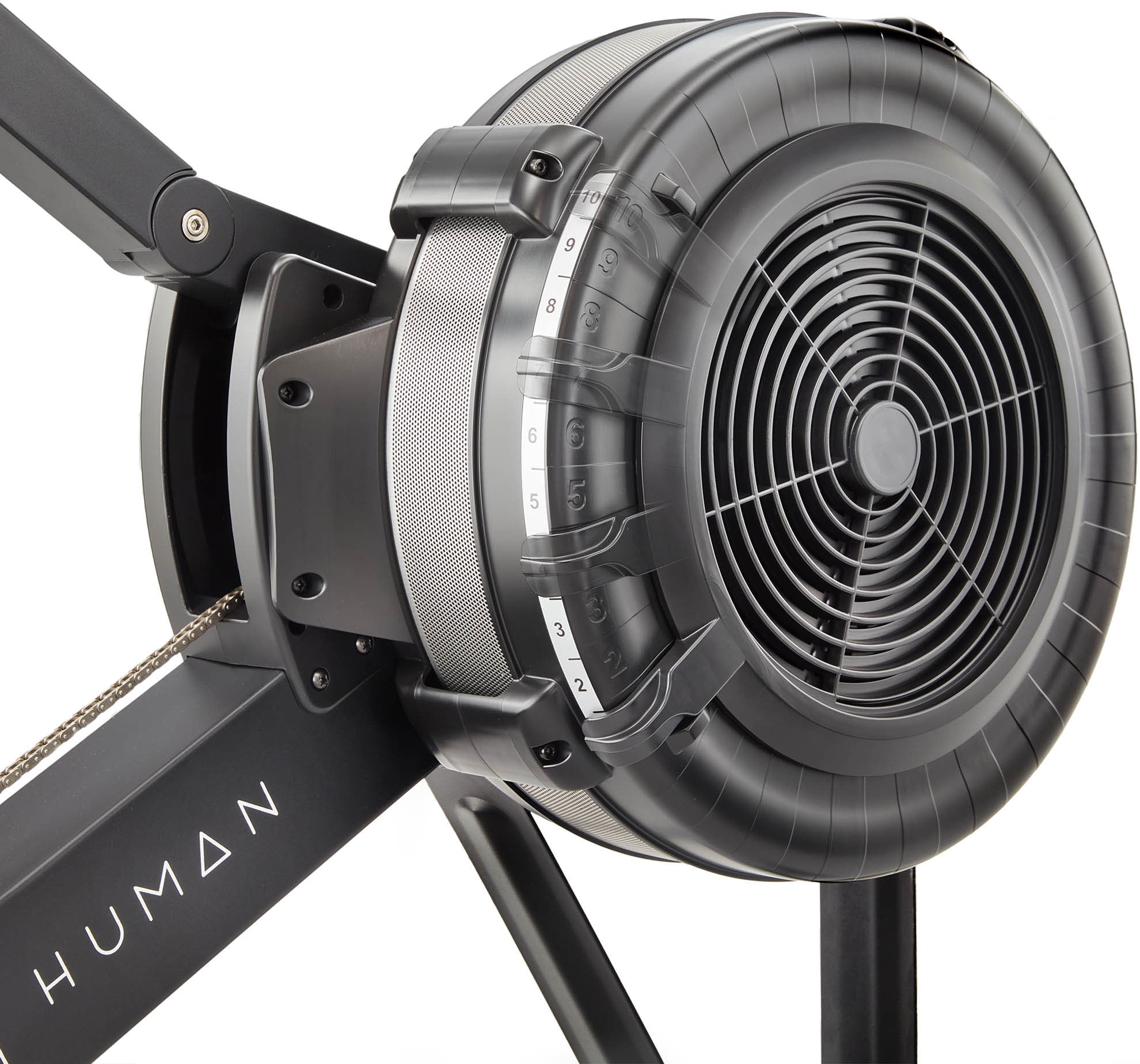 Half Human Rudergerät »Air Rower Rudergerät«, Rudermaschine, 10 Widerstandsstufen