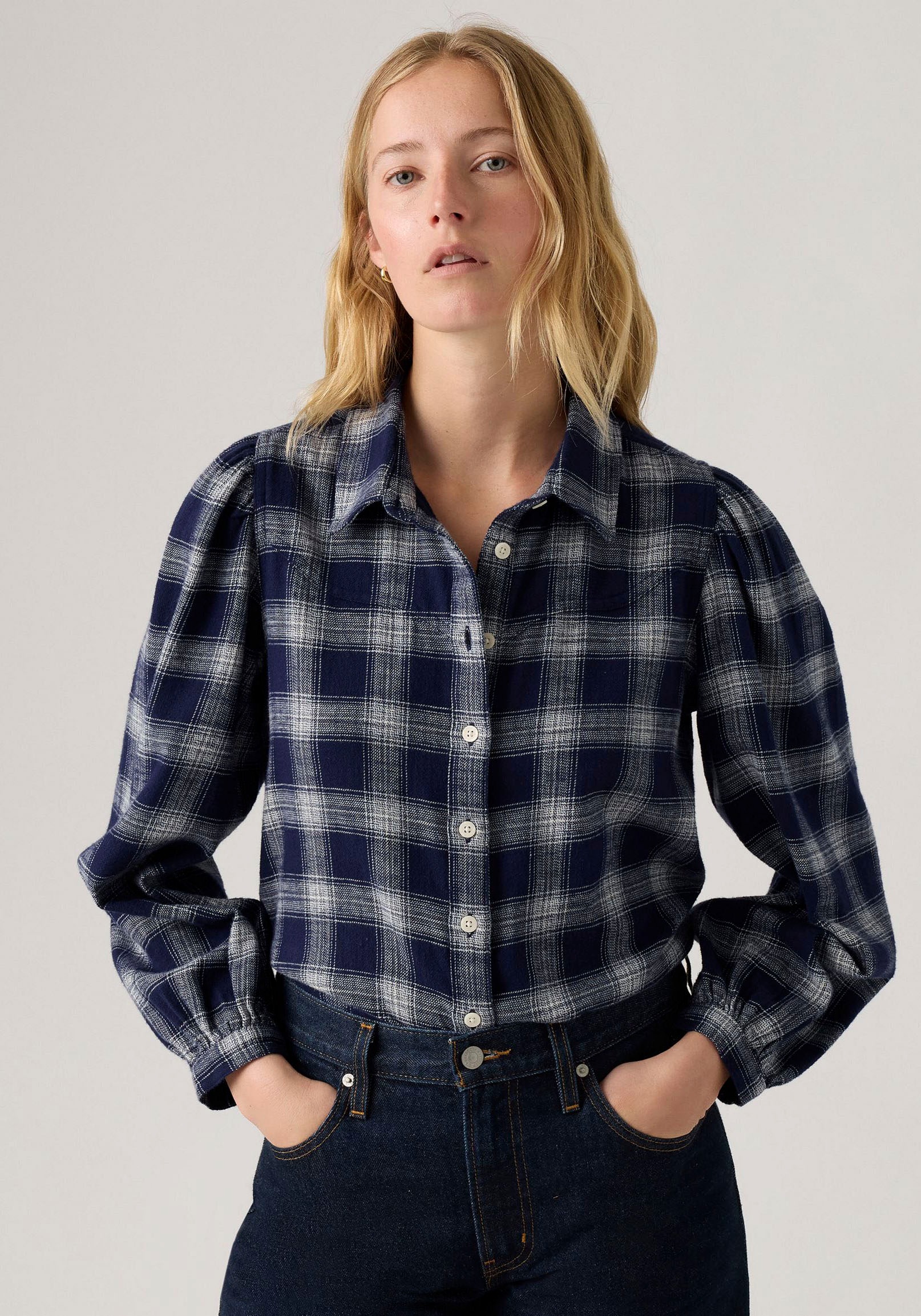Levis Langarmbluse, Mit Puffärmel günstig online kaufen