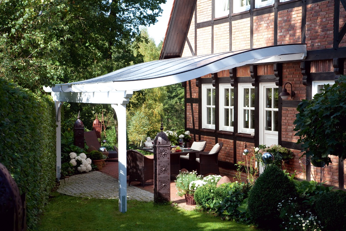 Skanholz Terrassendach »Verona«, Leimholz