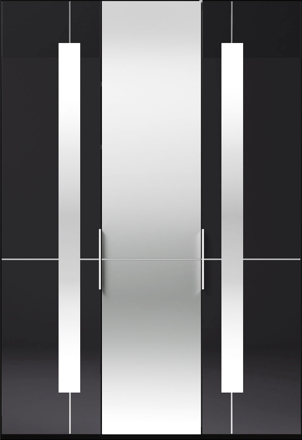 Thumbnail - Musterring Drehtürenschrank "Imola W" inkl. Einlegeböden und Kleiderstangen, mit Glas- und Spiegeltüren