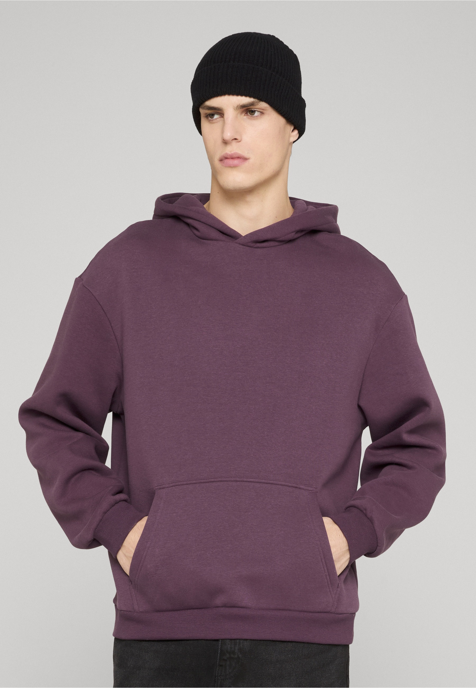 Urban Classics Sweat à Capuche Fluffy Plum Purple M Homme 2