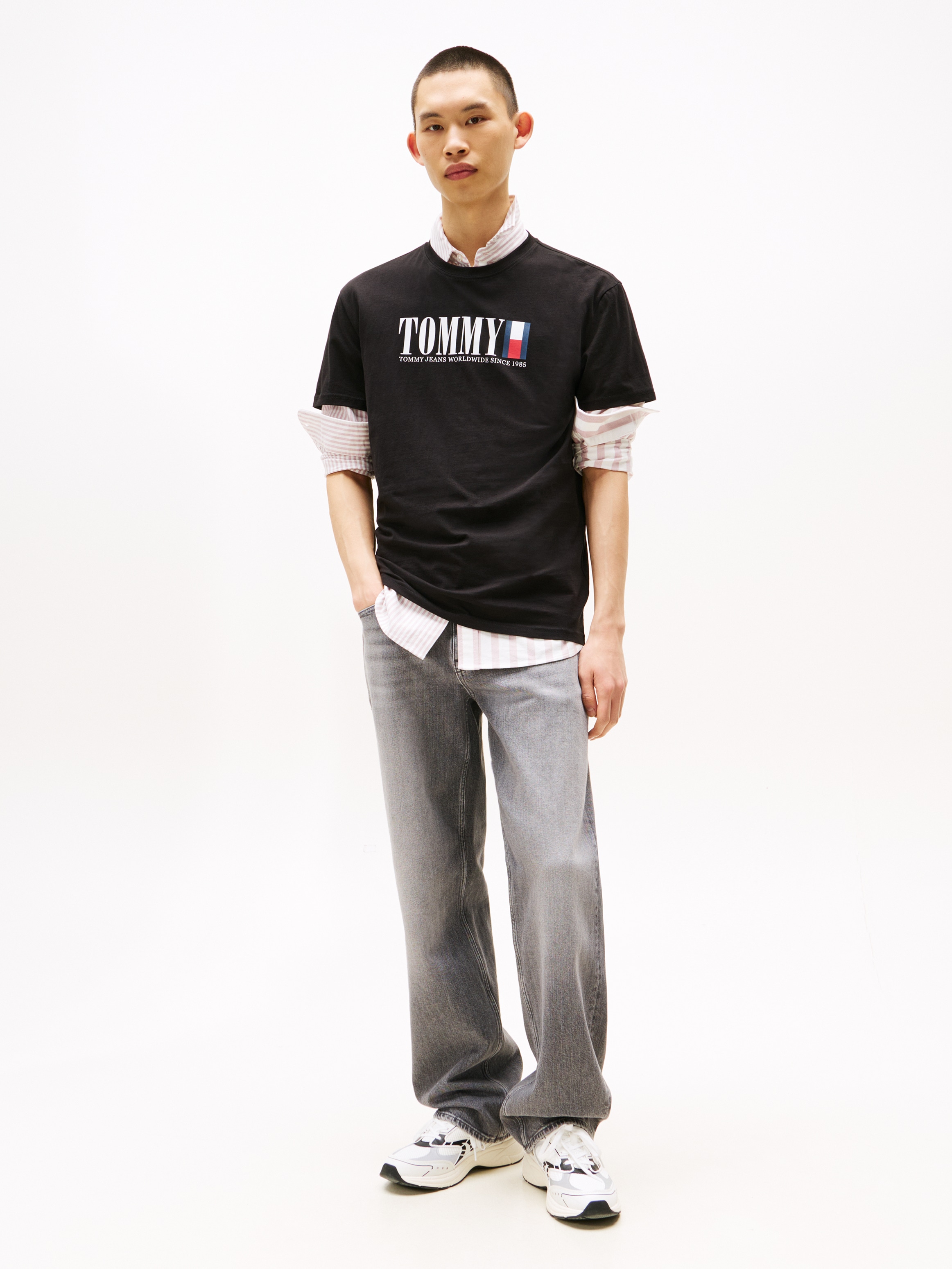 Tommy Jeans T-Shirt »TJM REG TOMMY DNA FLAG TEE EXT«