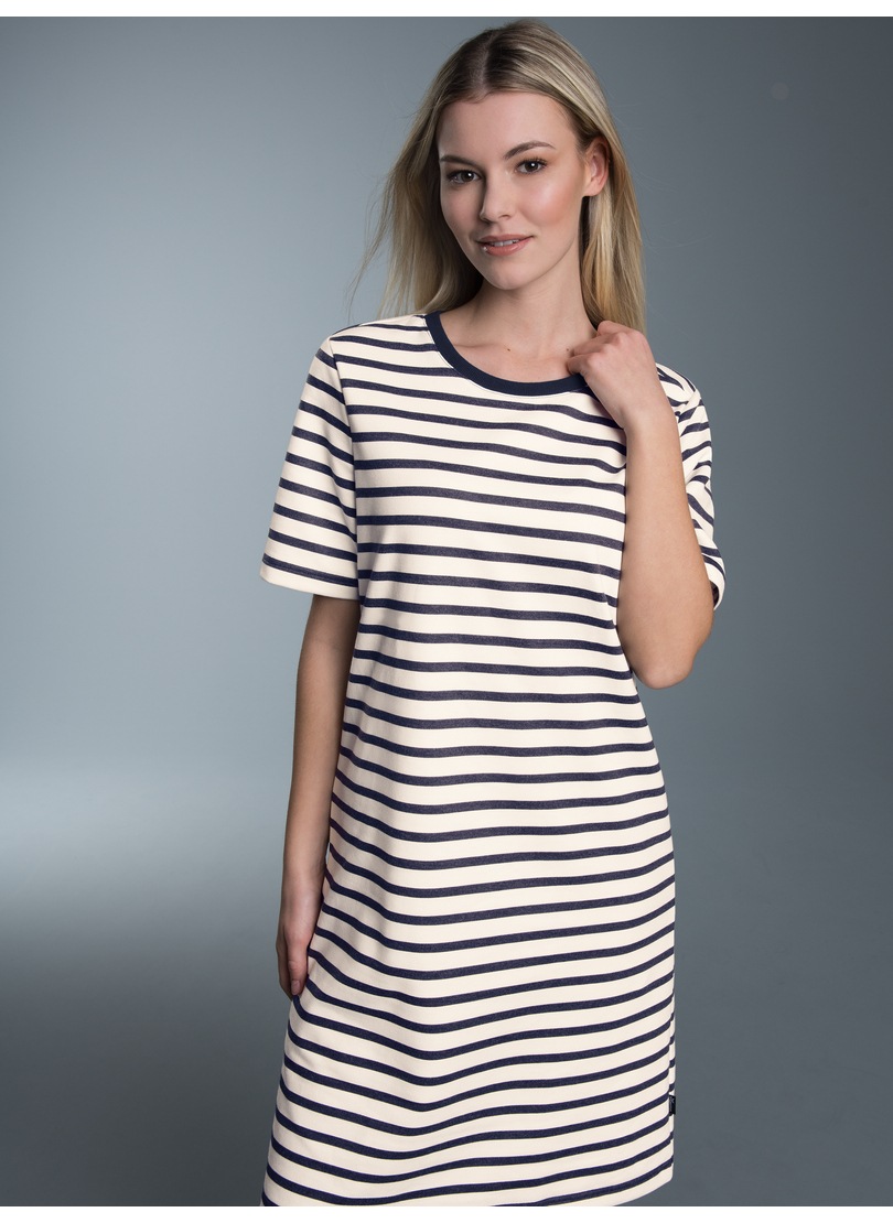 Thumbnail - Trigema Jerseykleid "TRIGEMA Sweatkleid mit Ringelmuster" 1 Stk. tlg.