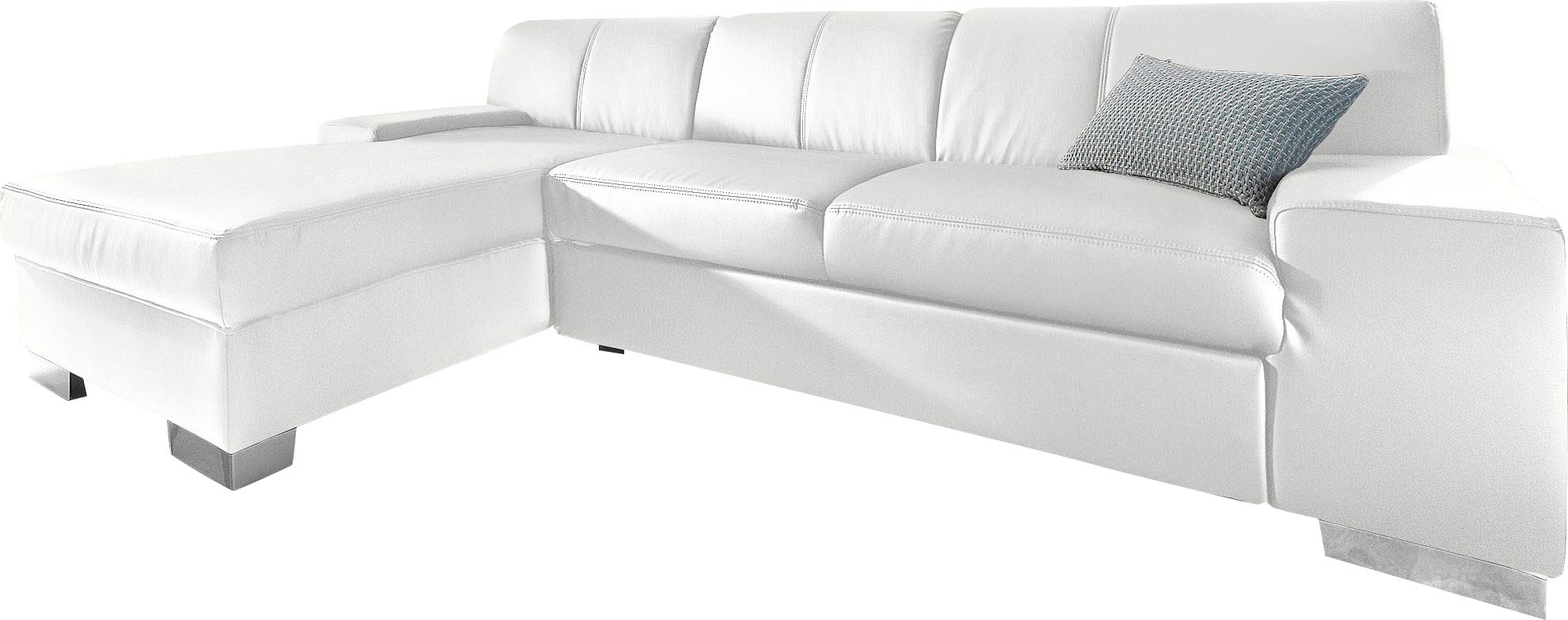DOMO collection Ecksofa »Star, zeitlose Formensprache, elegante Optik, L-Form«, wahlweise mit Bettfunktion, OTTOs Choice