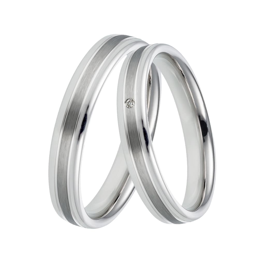 DOOSTI Trauring »Schmuck Geschenk Silber 925 Trauring Ehering Partnerring LIEBE«