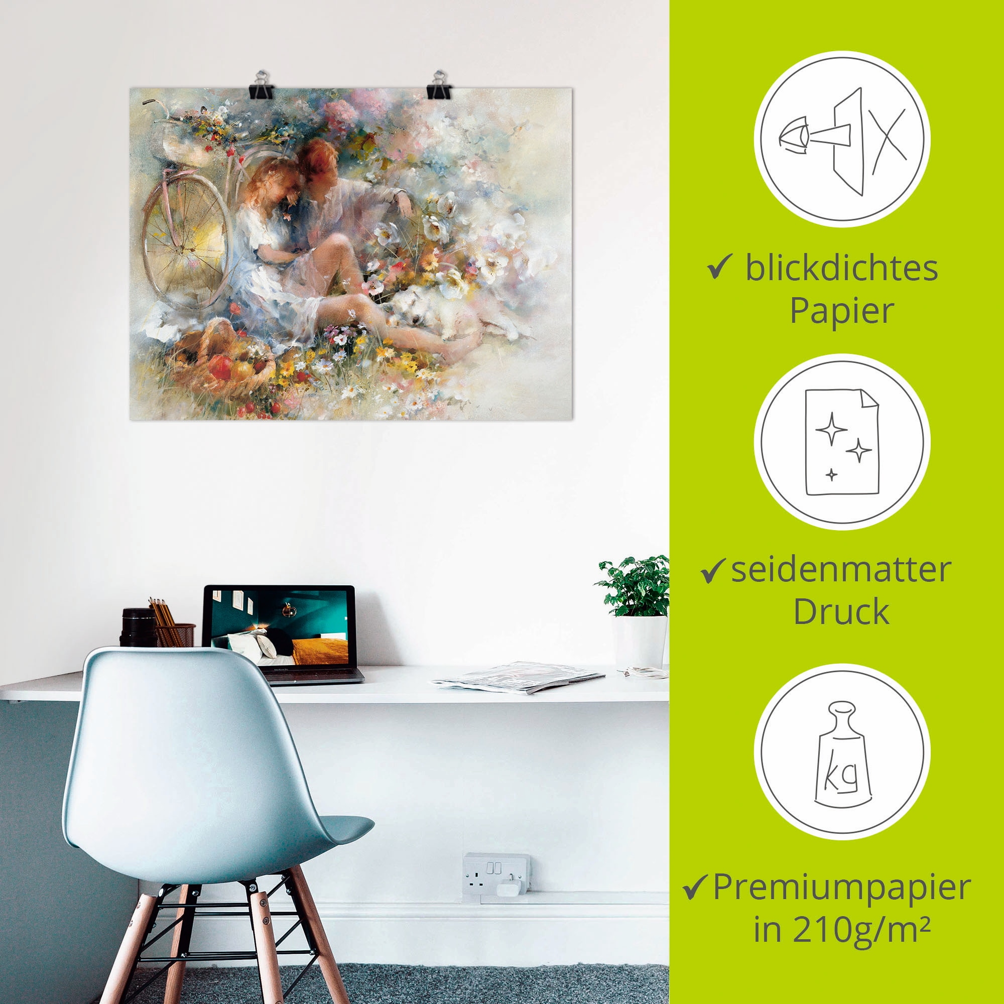 Artland Wandbild »Reise im Frühjahr« Paar 1 Stk. tlg. ohne Rahmen