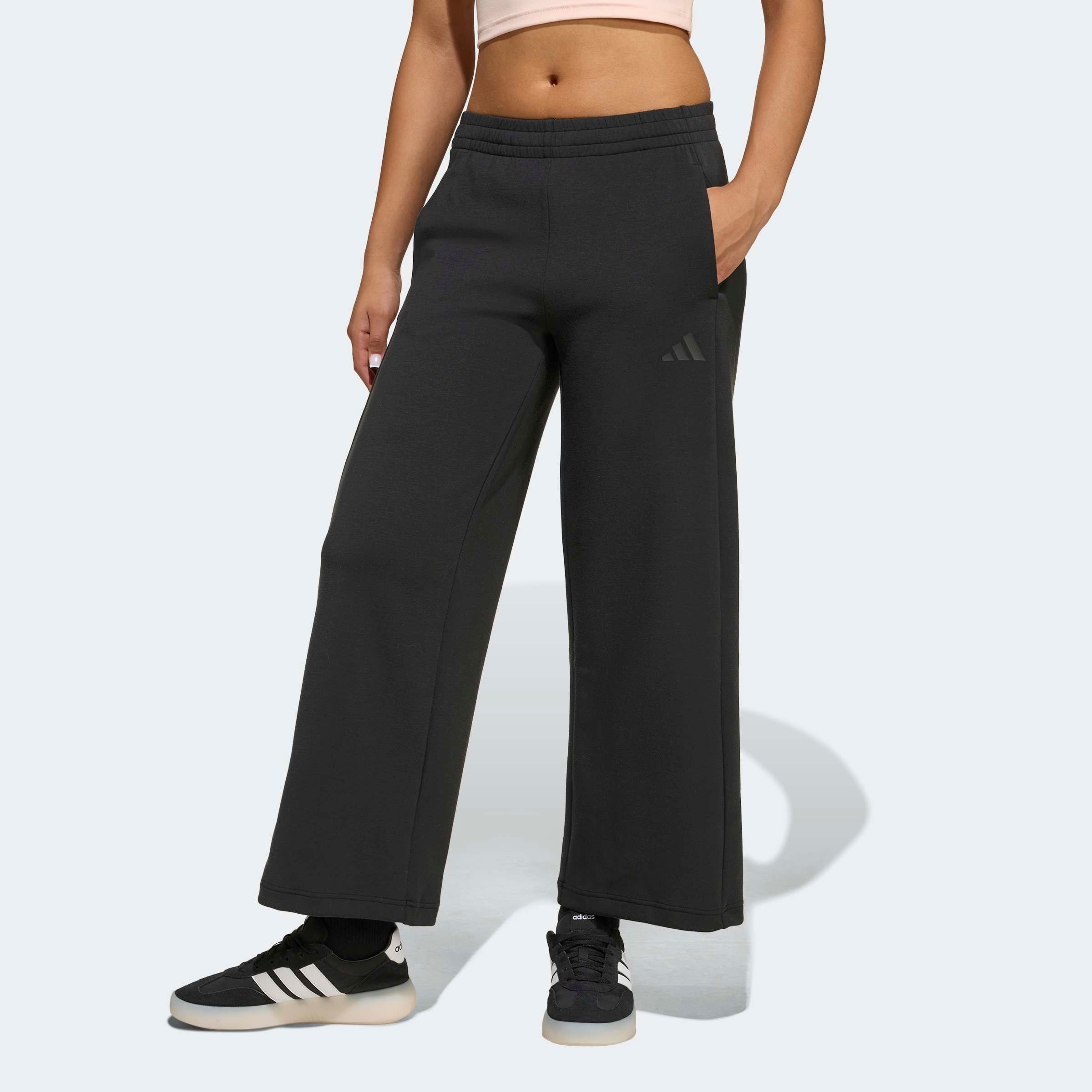adidas Sportswear "JG FI WIDE PT" für Kinder, aus Polyester und Baumwolle