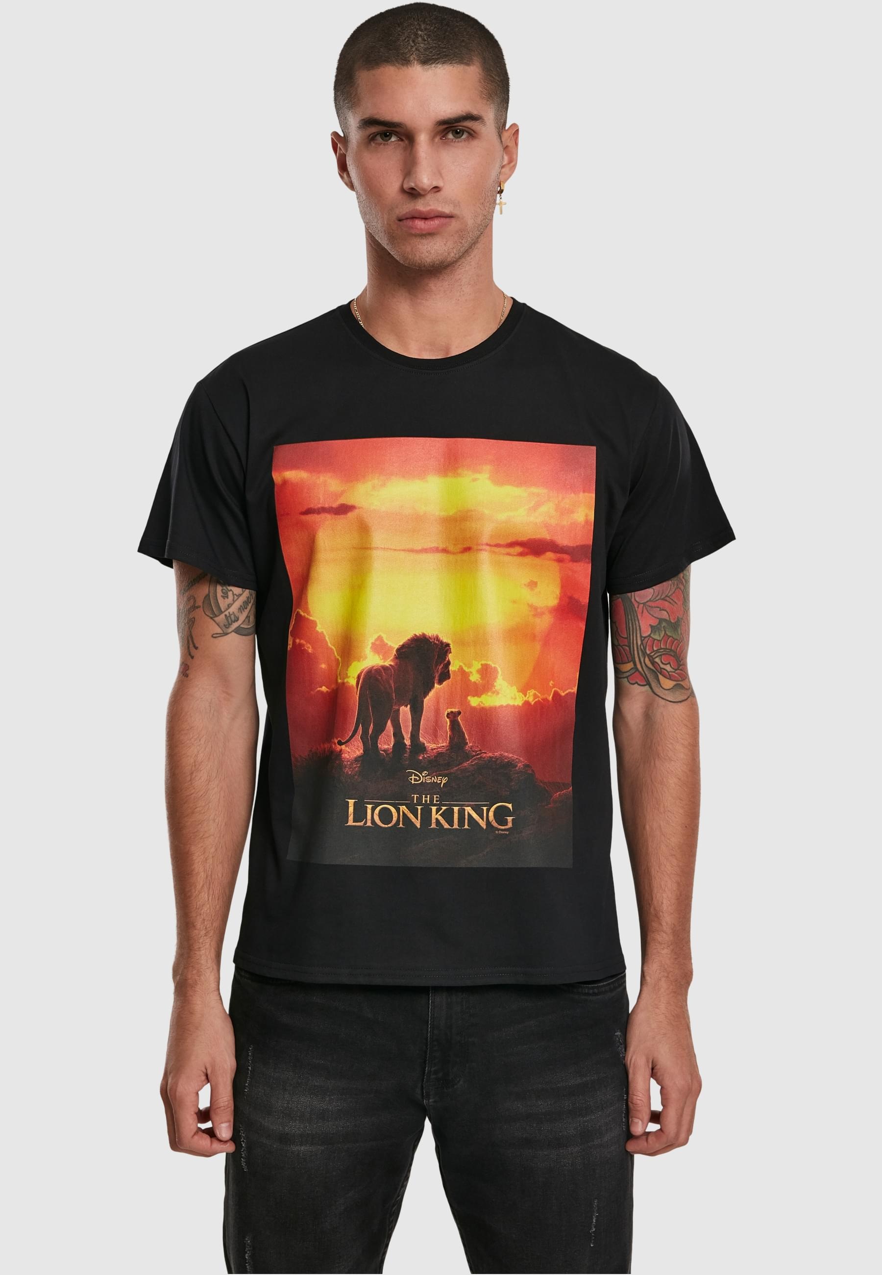 Merchcode T-Shirt »Merchcode Herren Lion King Sunset Tee«, (1 tlg.)