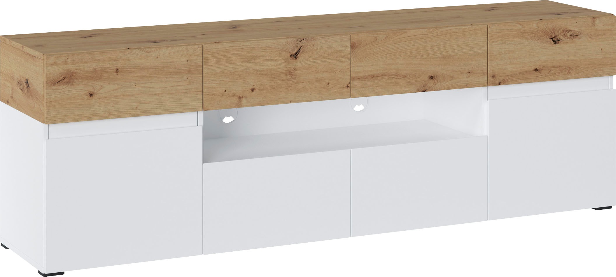 Home affaire Lowboard "Rimini" Breite 180 cm günstig online kaufen