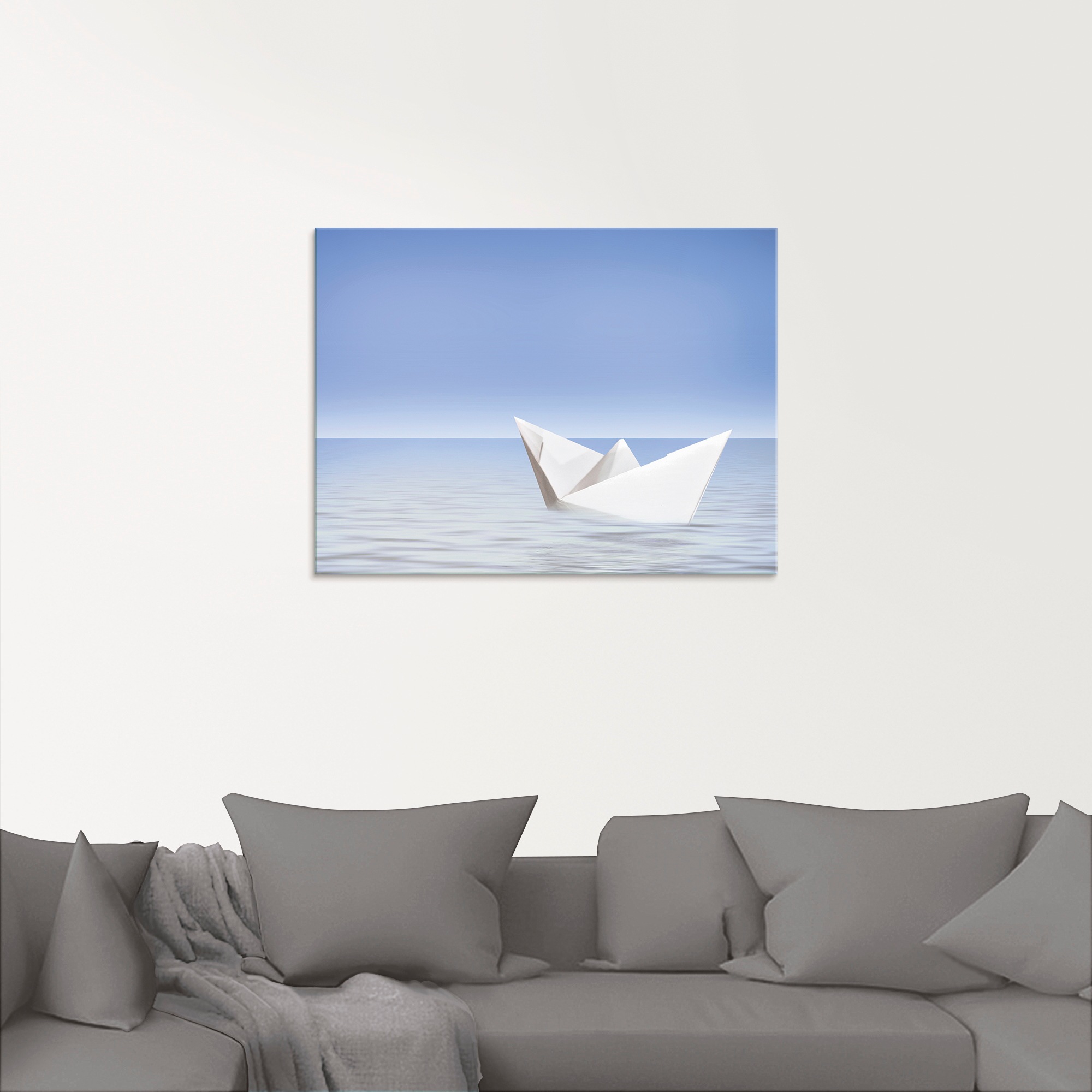 Artland Glasbild "Auf dem Meer" Boote & Schiffe 1 Stk. tlg. in verschiedene günstig online kaufen