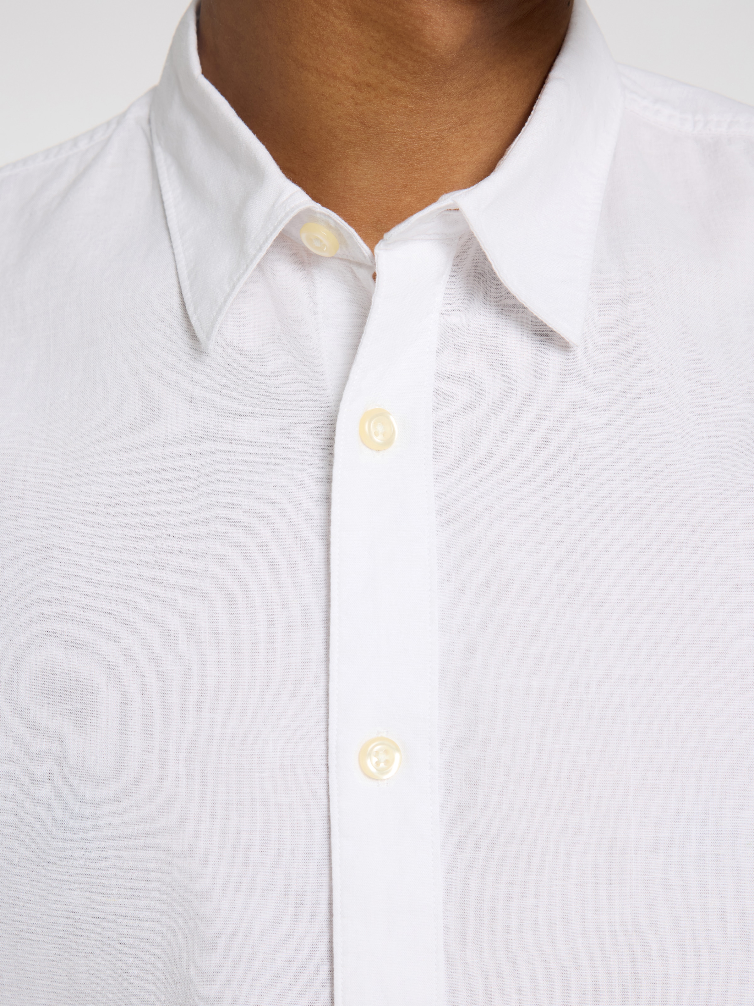 SELECTED HOMME Leinenhemd »SLHSLIMNEW-LINEN SHIRT LS NOOS«, unifarben