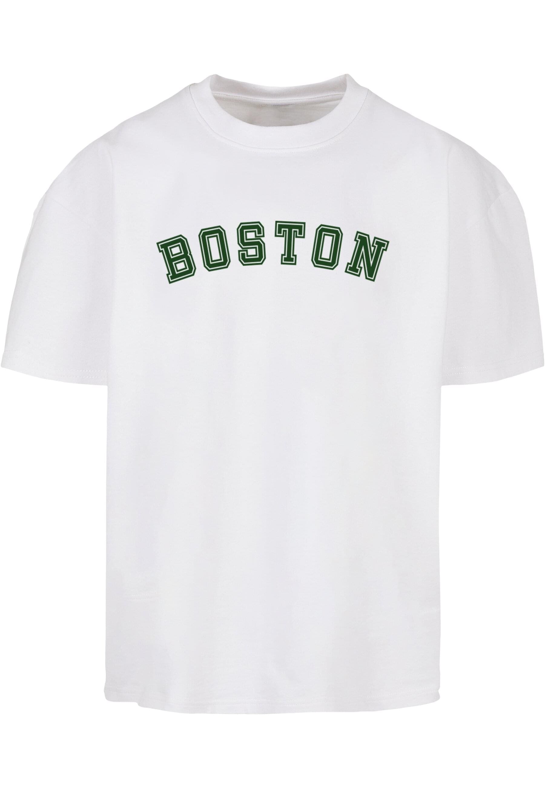 T-Shirt »Merchcode Herren Boston Ultra Heavy Cotton Box T-Shirt«, (1 tlg.)