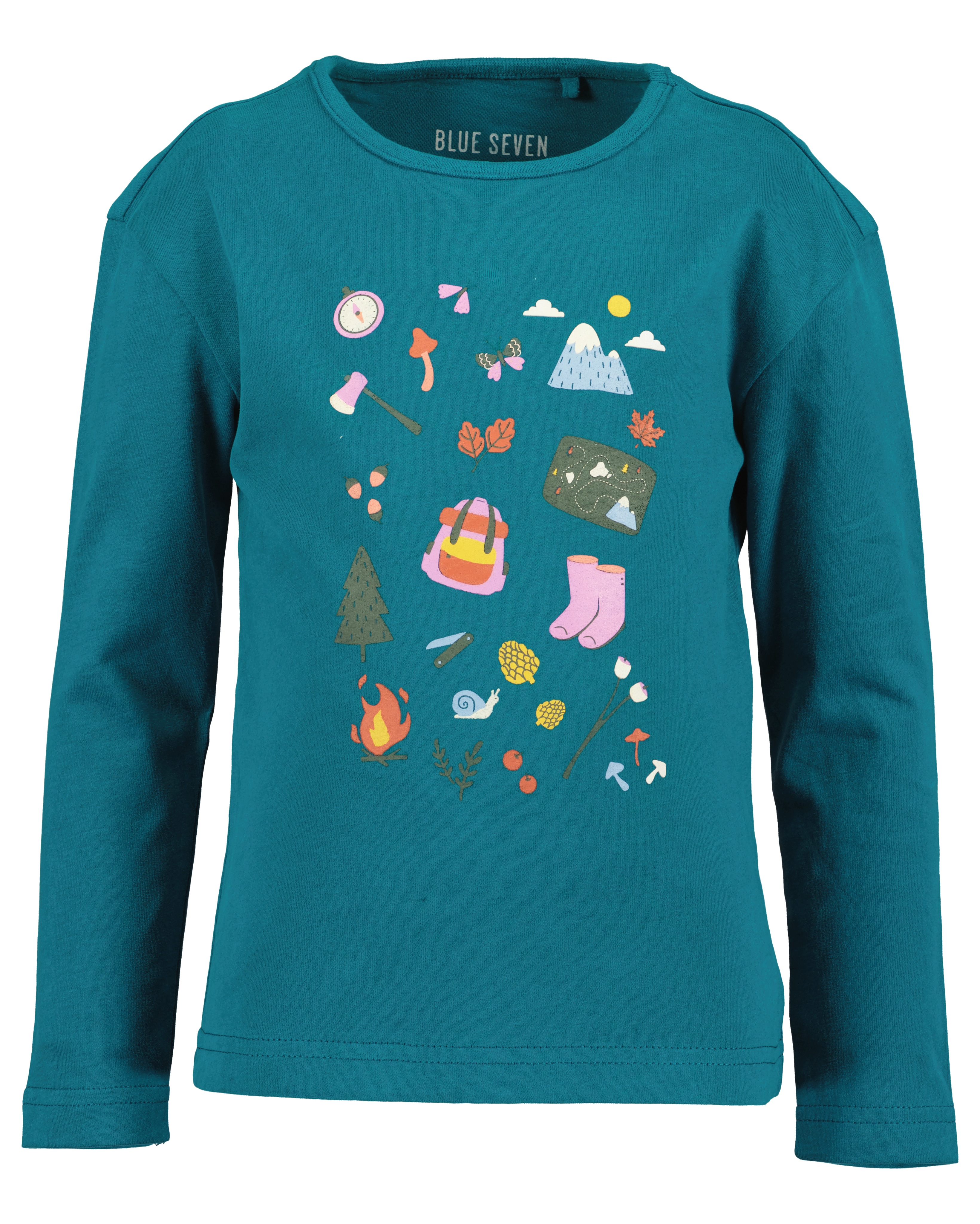 Thumbnail - Blue Seven Langarmshirt Packung, 2 Stk. mit tollen Frontmotiven