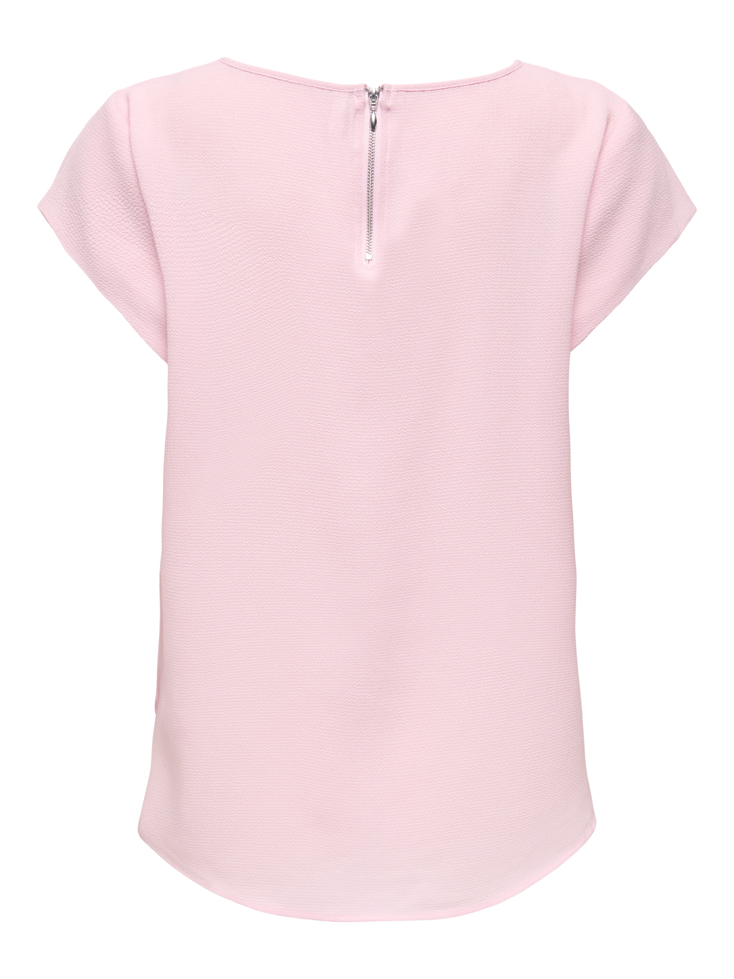 ONLY Kurzarmbluse "ONLVIC – feminines Blusenshirt in lockerer Form" regular günstig online kaufen