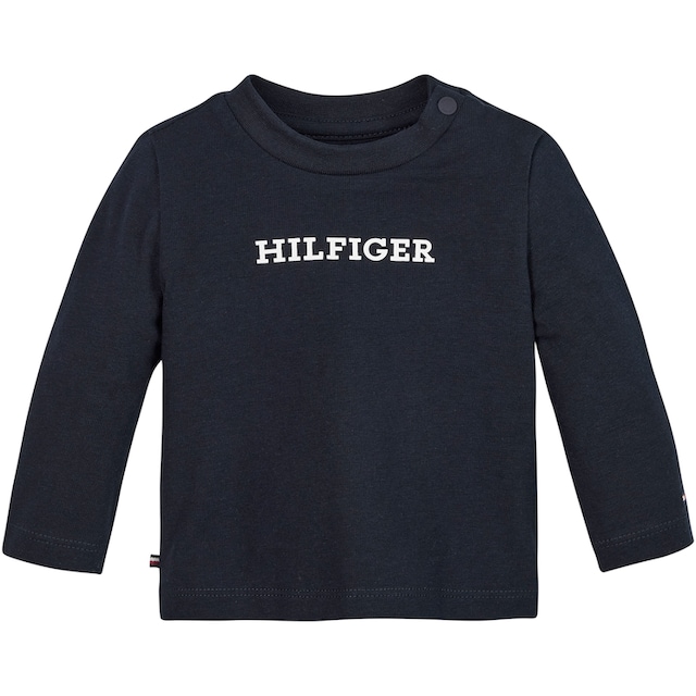 Tommy Hilfiger Langarmshirt »BABY MONOTYPE TEE L/S«, mit Hilfiger  Logo-Schriftzug & Flag kaufen | BAUR