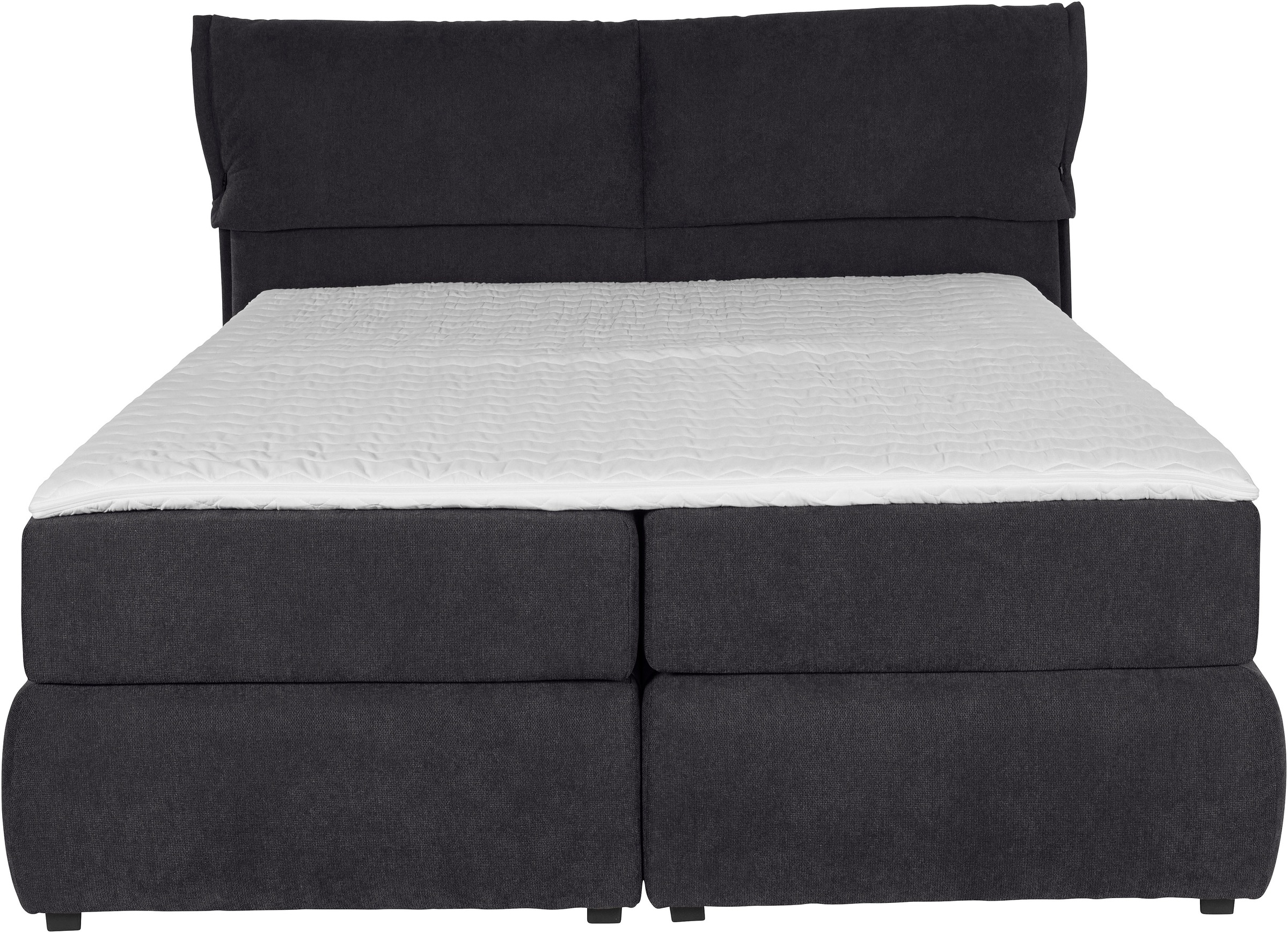 andas Boxspringbett »Jenson«, in 4 Farben, 4 Breiten, 3 Matratzenarten in 2 Härtegraden, Topper