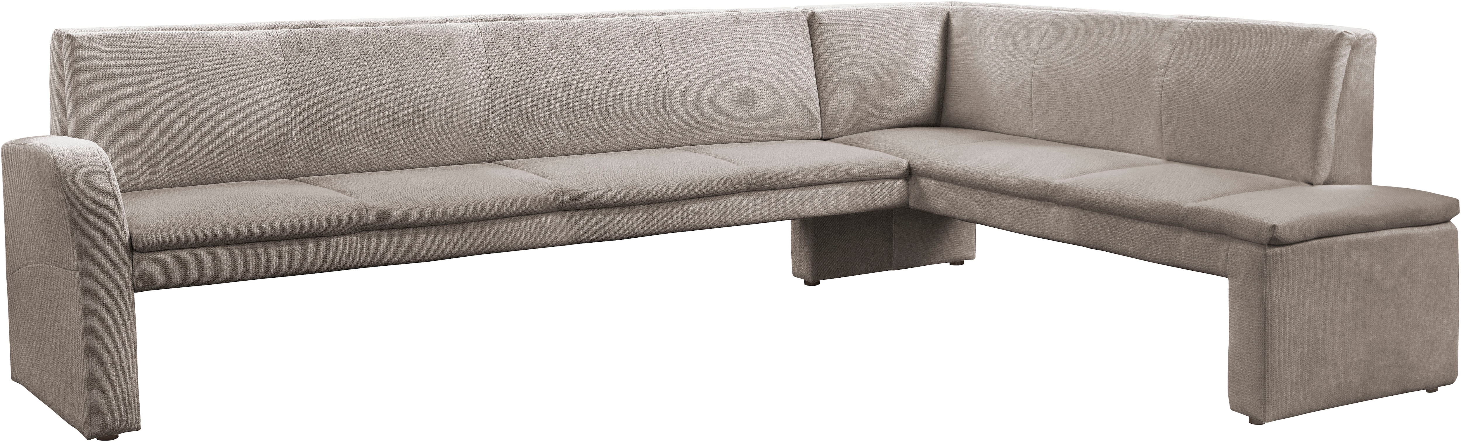 exxpo - sofa fashion Eckbank "Cortado, elegant und modern mit hohem Sitzkomfort" hohe Bodenfreiheit, schöne Detailverarbeitung