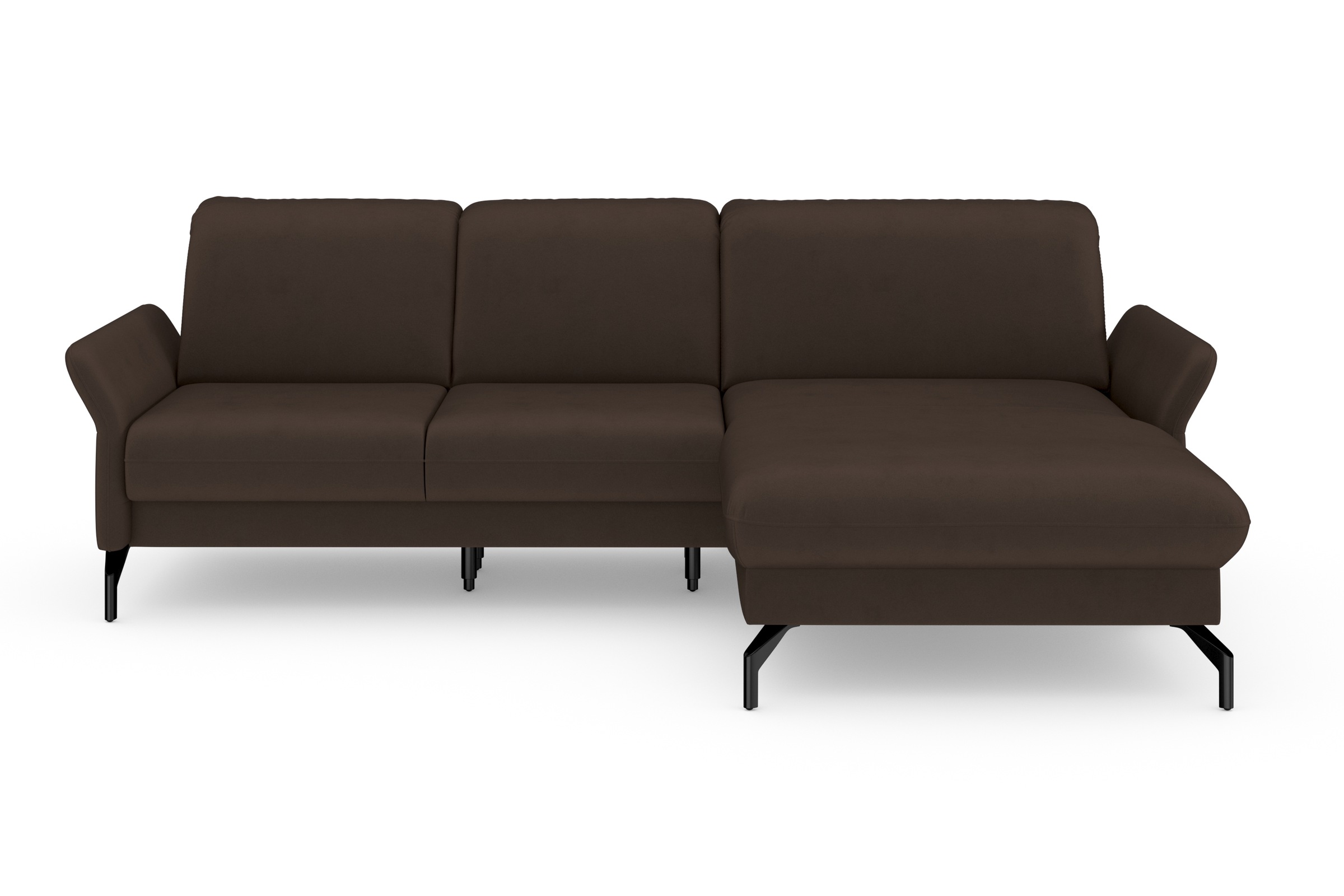 sit&more Ecksofa »Fashion L-Form«, wahlweise mit Kopfteilverstellung und Vorziehsitz, motorisch