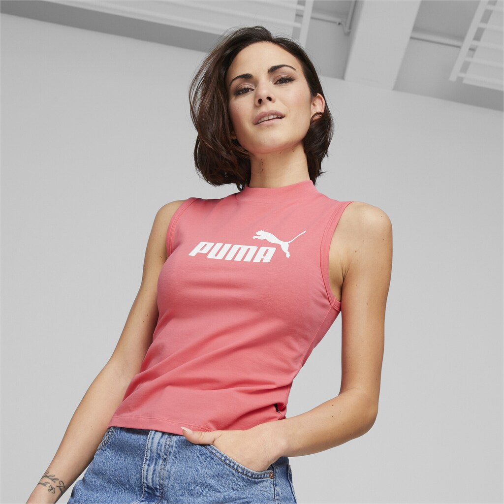 PUMA Tanktop »Essentials+ Slim Logo Tank-Top Damen«