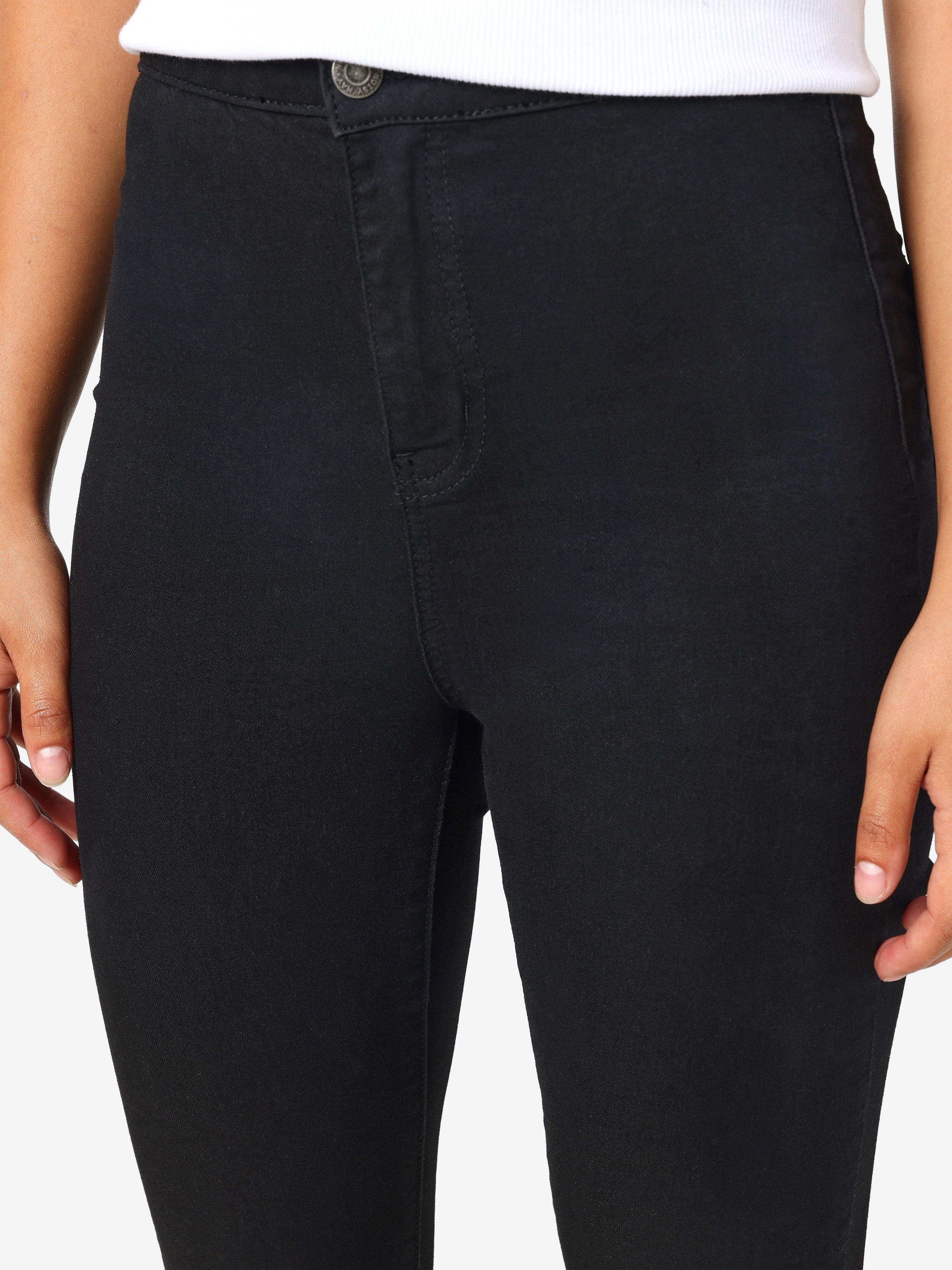 Noisy may High-waist-Jeans "NMELLA SUPER HW JEANS GU304 NOOS" günstig online kaufen
