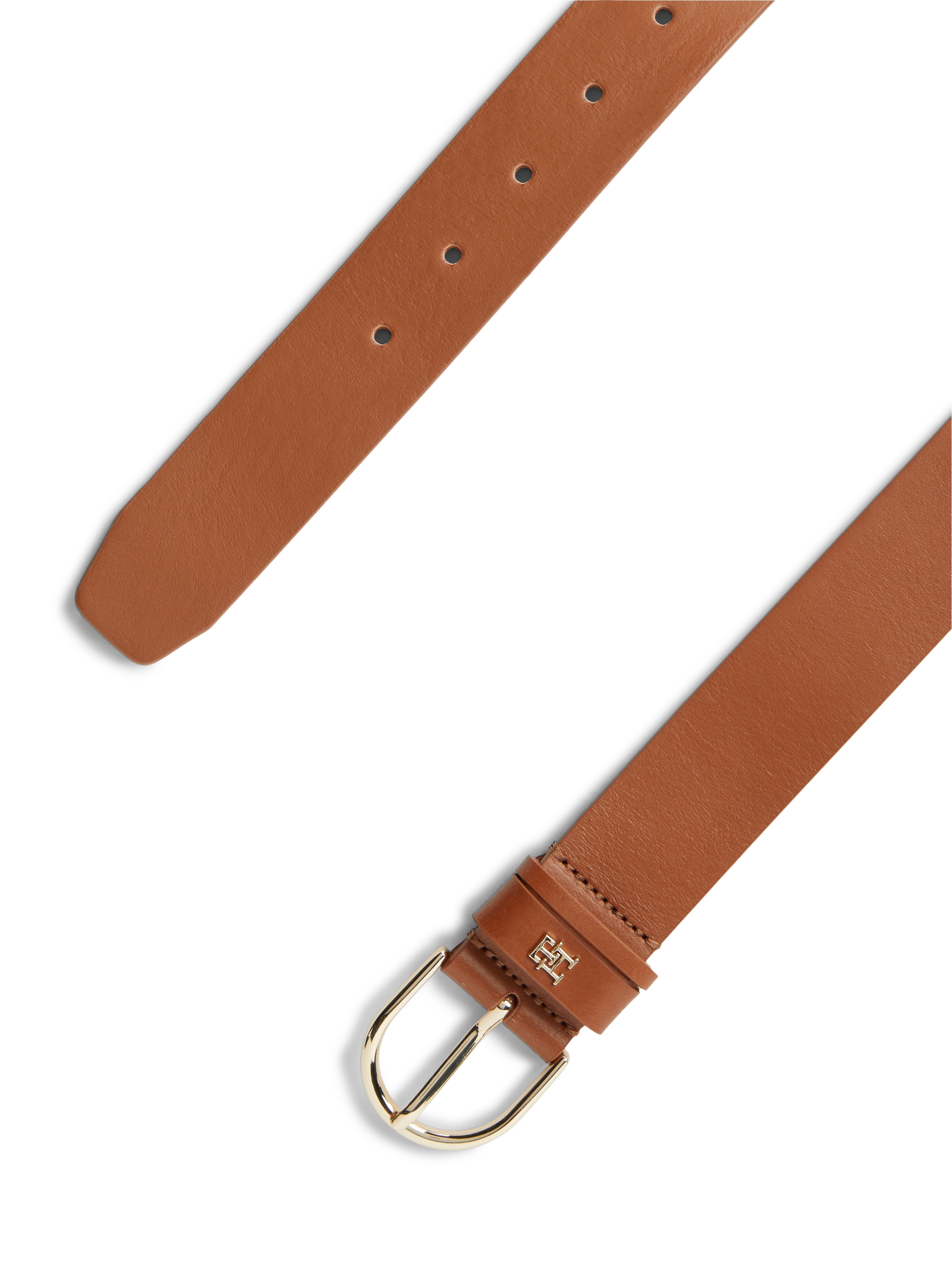 Tommy Hilfiger Ledergürtel »ESSENTIAL EFFORTLESS 3,5 cm breit« Damengürtel, 3,5 cm breit, casual und Jeans, ovale Einfachdornschließe