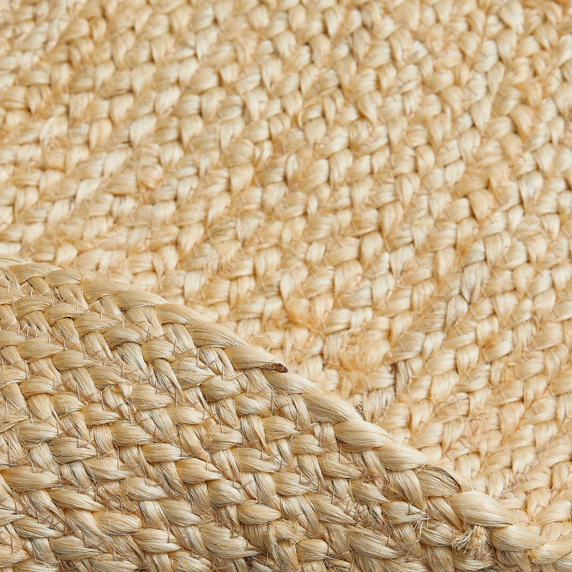 LUXOR living Teppich »Ibo, Juteteppich« rund 7 mm Höhe Wendeteppich, handgeflochten, Naturfaser, Boho-Style
