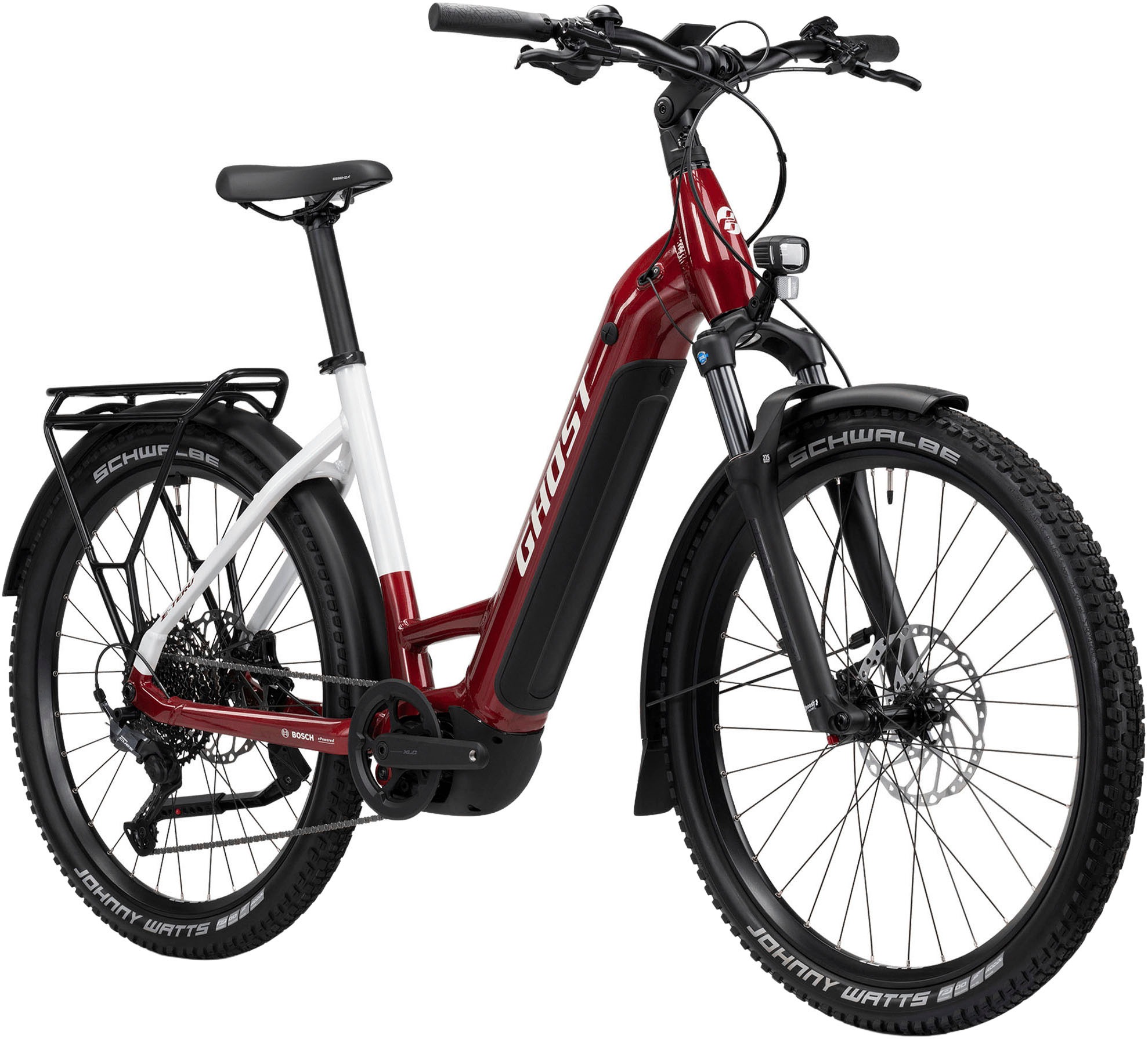 GHOST E-Bike "E-Teru Advanced EQ Low", 50cm, 27,5 Zoll (69,85cm)rot, Elektrofahrräder