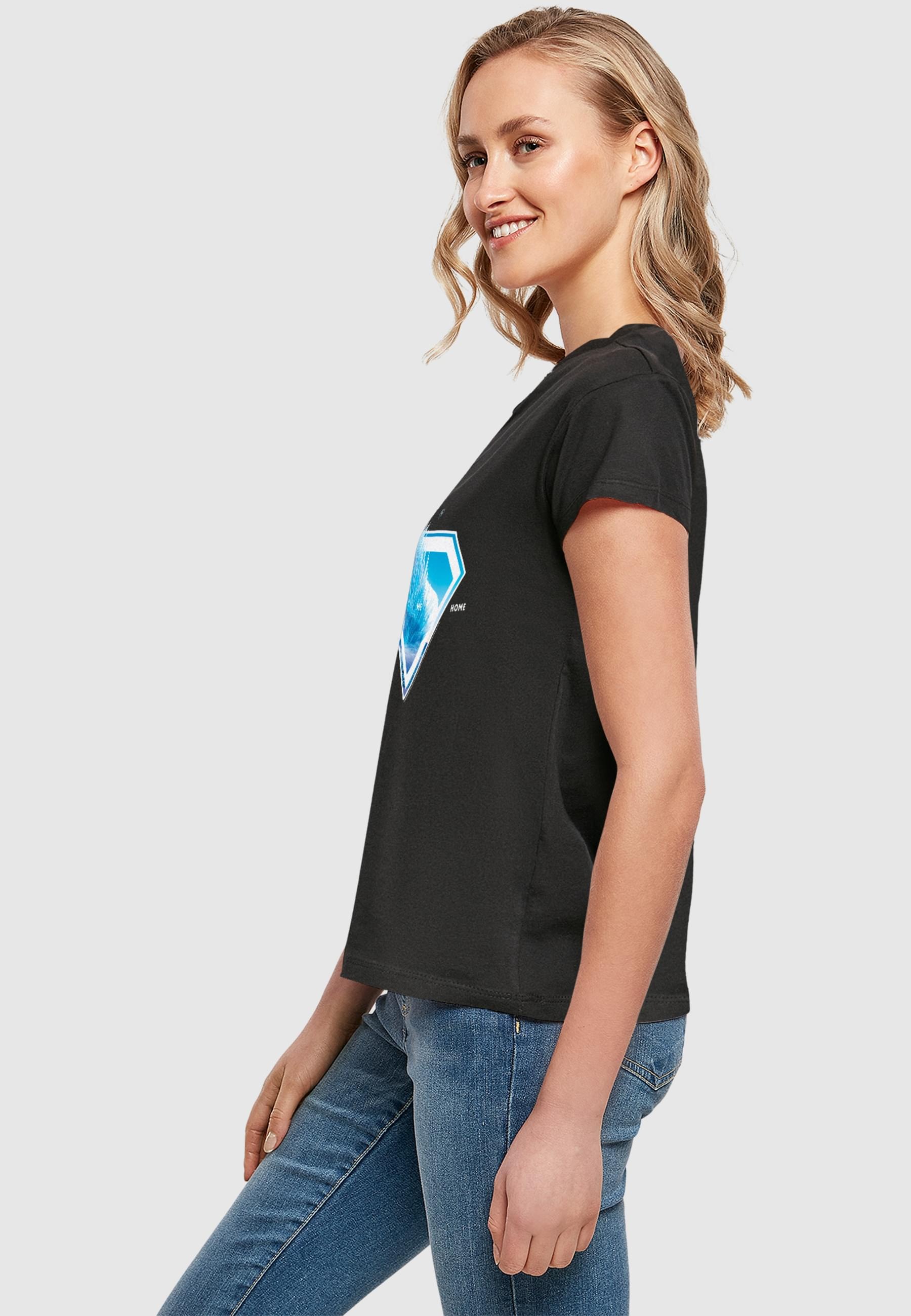 ABSOLUTE CULT T-Shirt »ABSOLUTE CULT Ladies Superman Logo Svalbard Take Me Home Box Tee«, (1 tlg.)