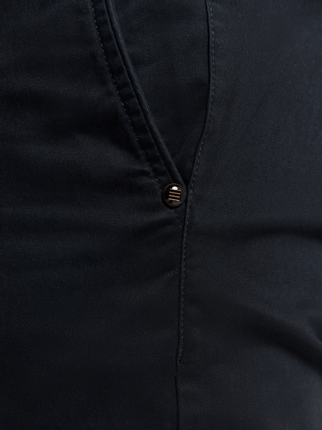 NO EXCESS Chinohose, mit Garmend-Dyed-Finish