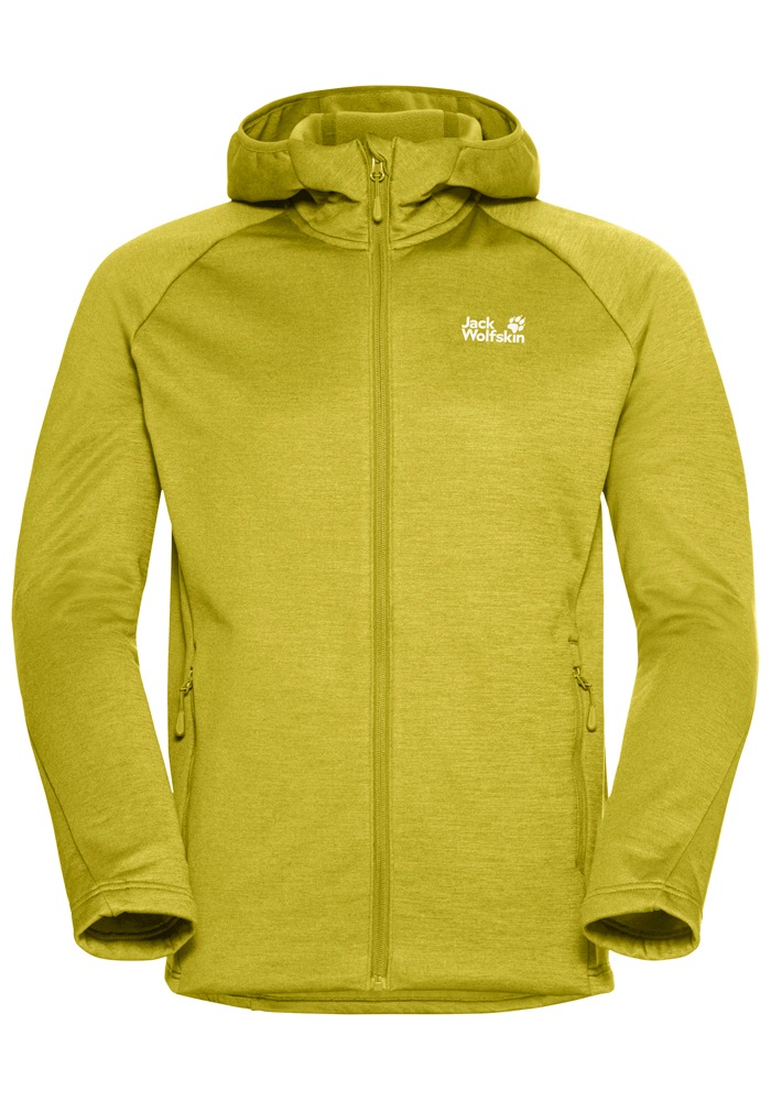 Jack Wolfskin Fleecejacke »PEAK DISTRICT HOODED FZ M«, mit Kapuze