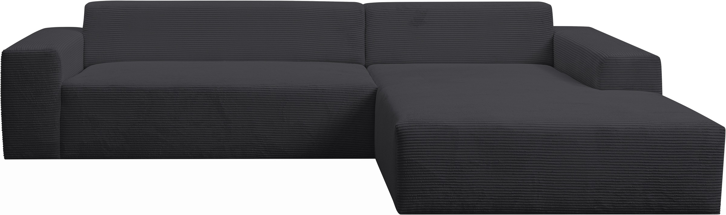 WERK2 Ecksofa »Zeus-XL, Mega-Sofa mit großer Sitztiefe, Stellmaße 311cm x 210cm«, Curvy Trend Garnitur mit urbaner Optik, bequem, Big-Sofa, L-Form