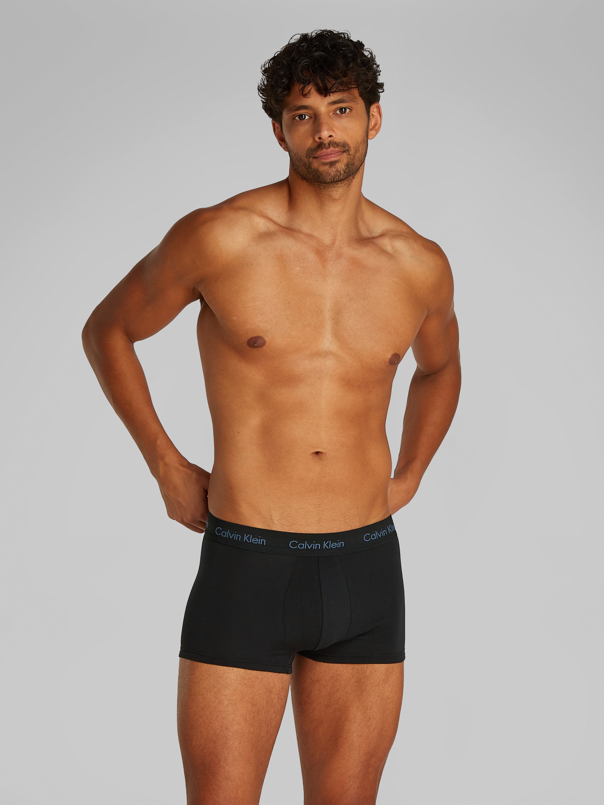 Calvin Klein Underwear Trunk »LOW RISE TRUNK 3PK«, (Packung, 3 St., 3er-Pack), mit Logoschriftzügen