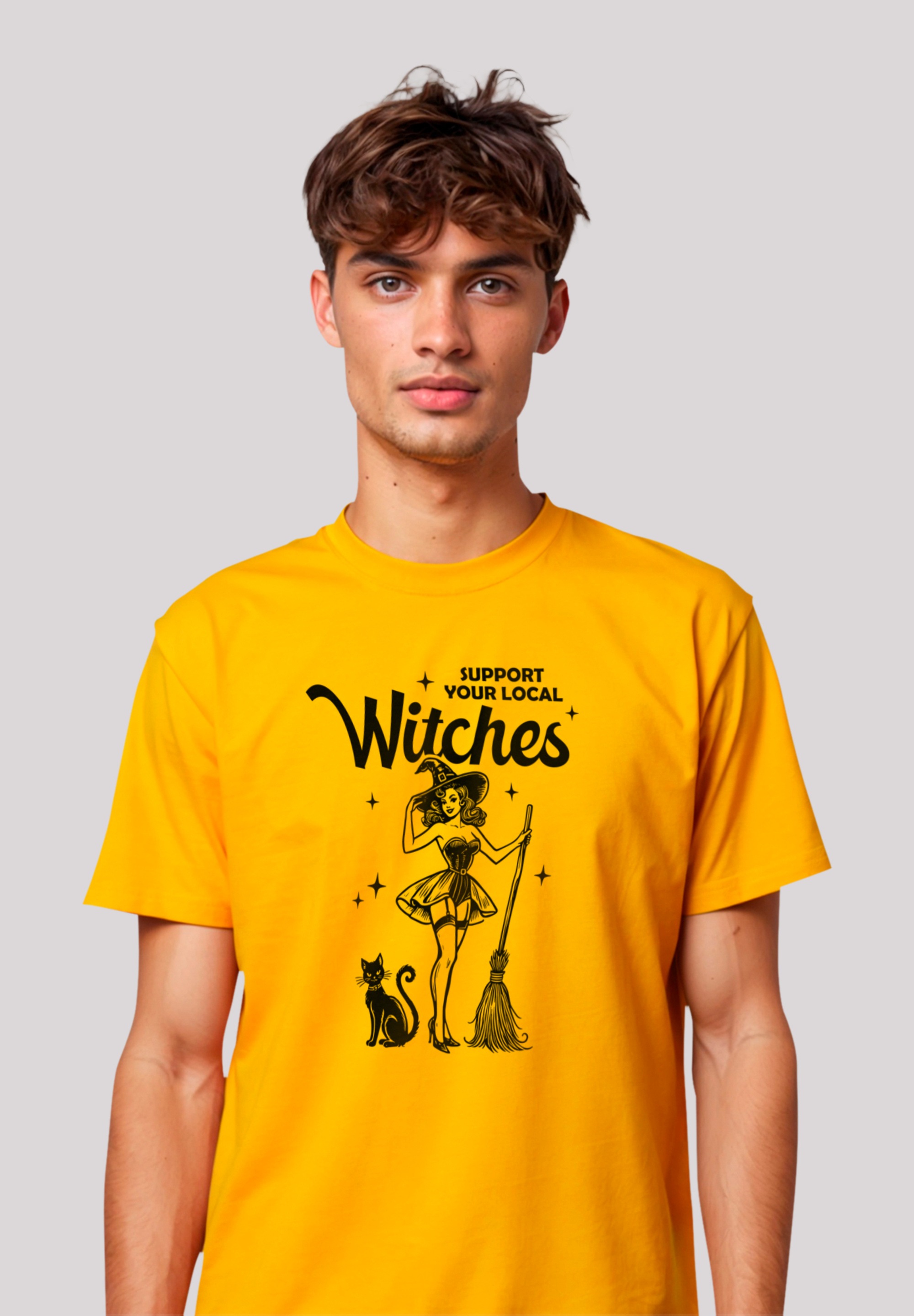 F4NT4STIC T-Shirt "Halloween Witch support your local witches", Premium Qua günstig online kaufen