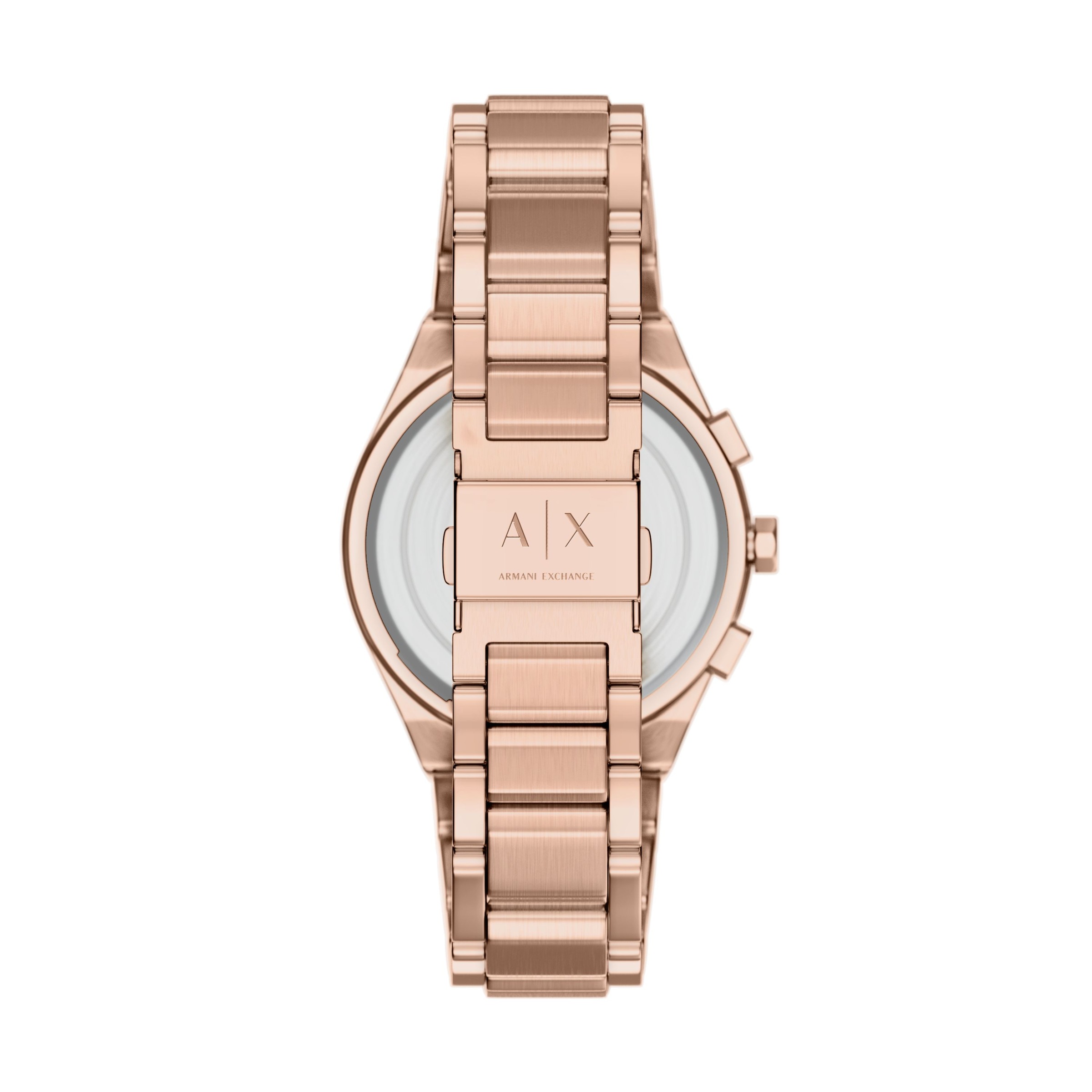 ARMANI EXCHANGE Chronograph »SYNC« Quarzuhr, Armbanduhr, Edelstahlarmband, analog, Tag, Stoppfunktion